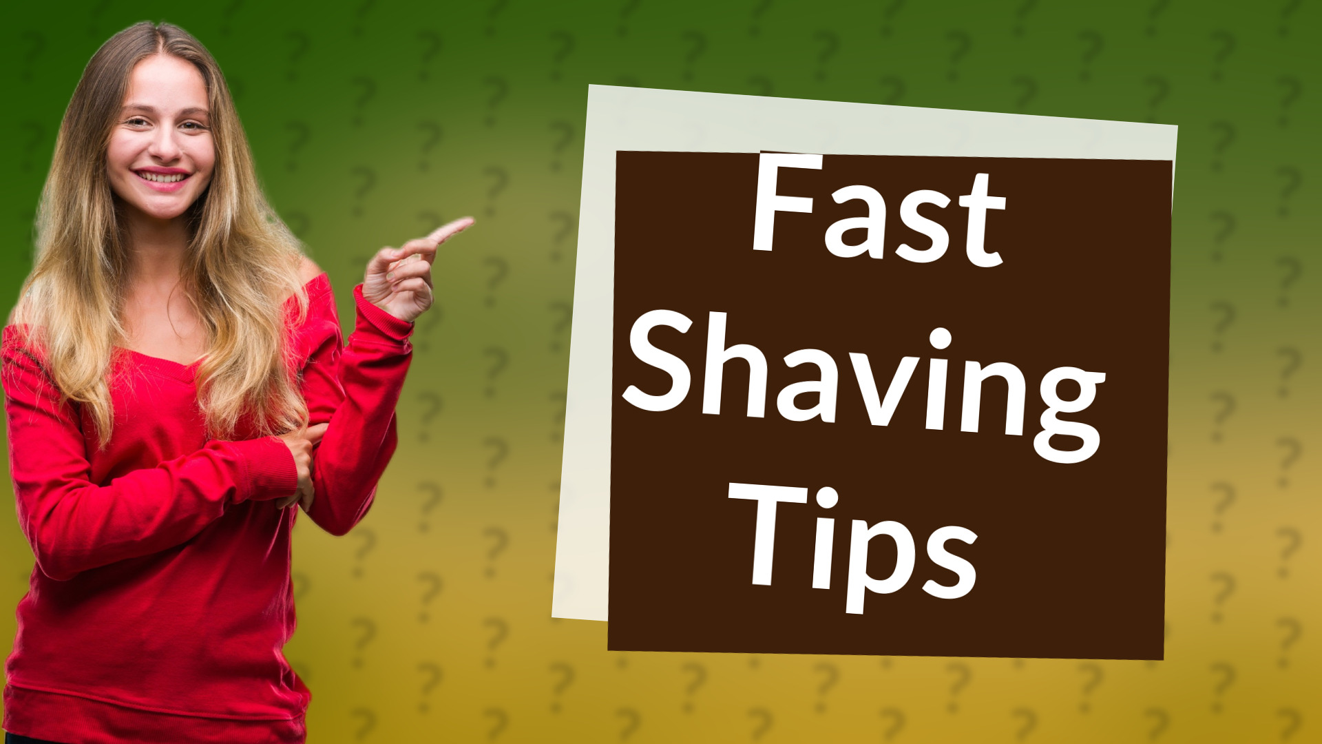 Fast Shaving Tips