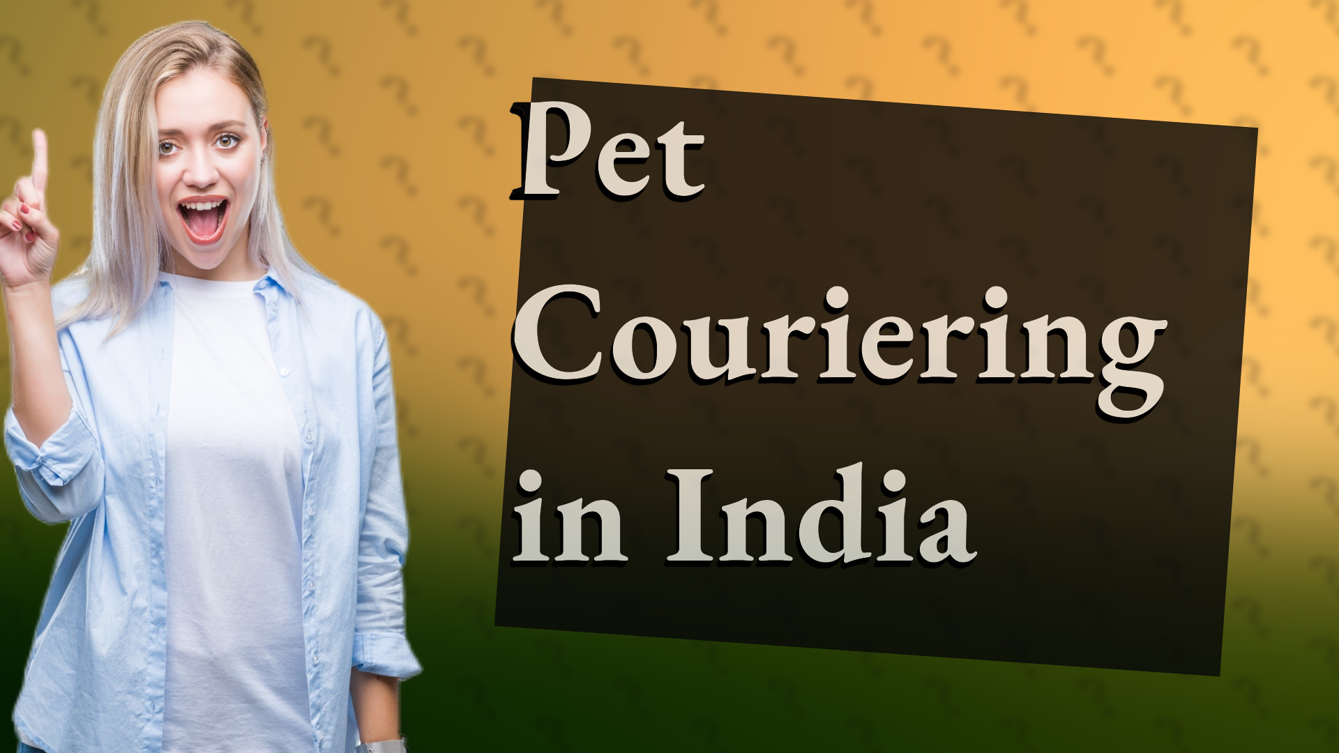 Pet Couriering in India