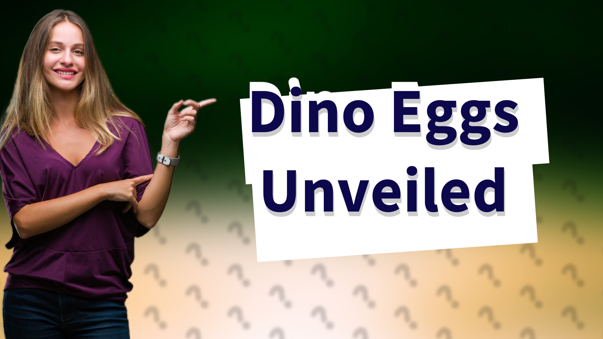 Dino Eggs Unveiled
