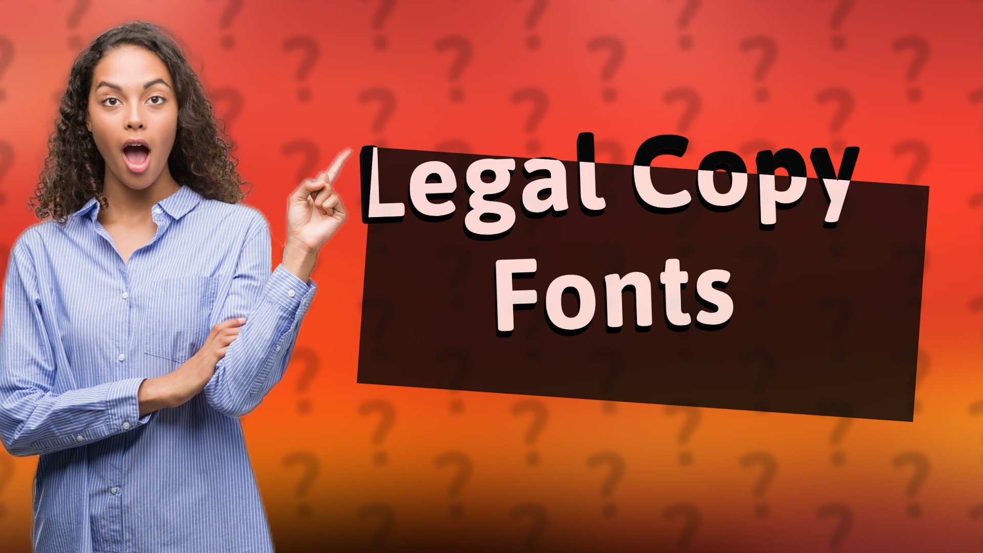 Legal Copy Fonts