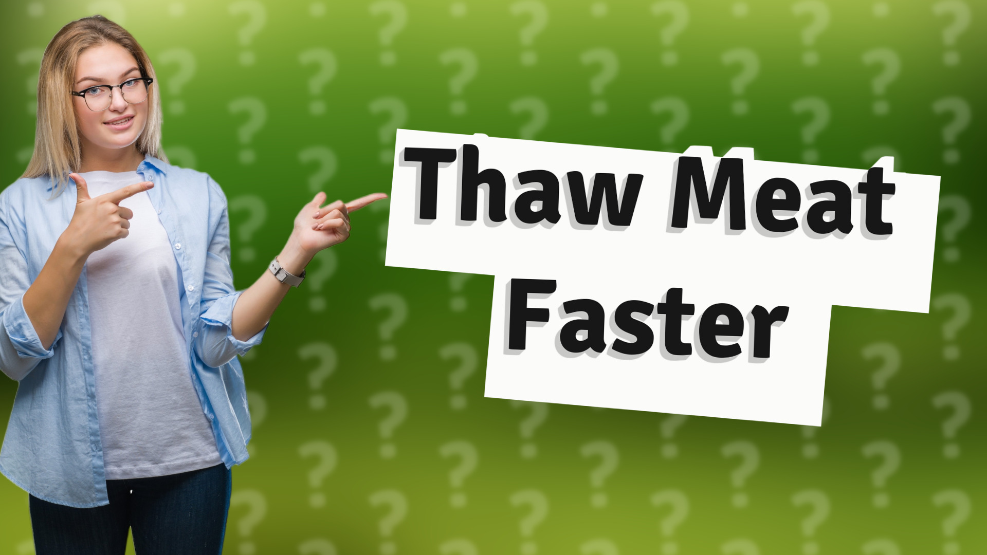 Thaw Meat Faster