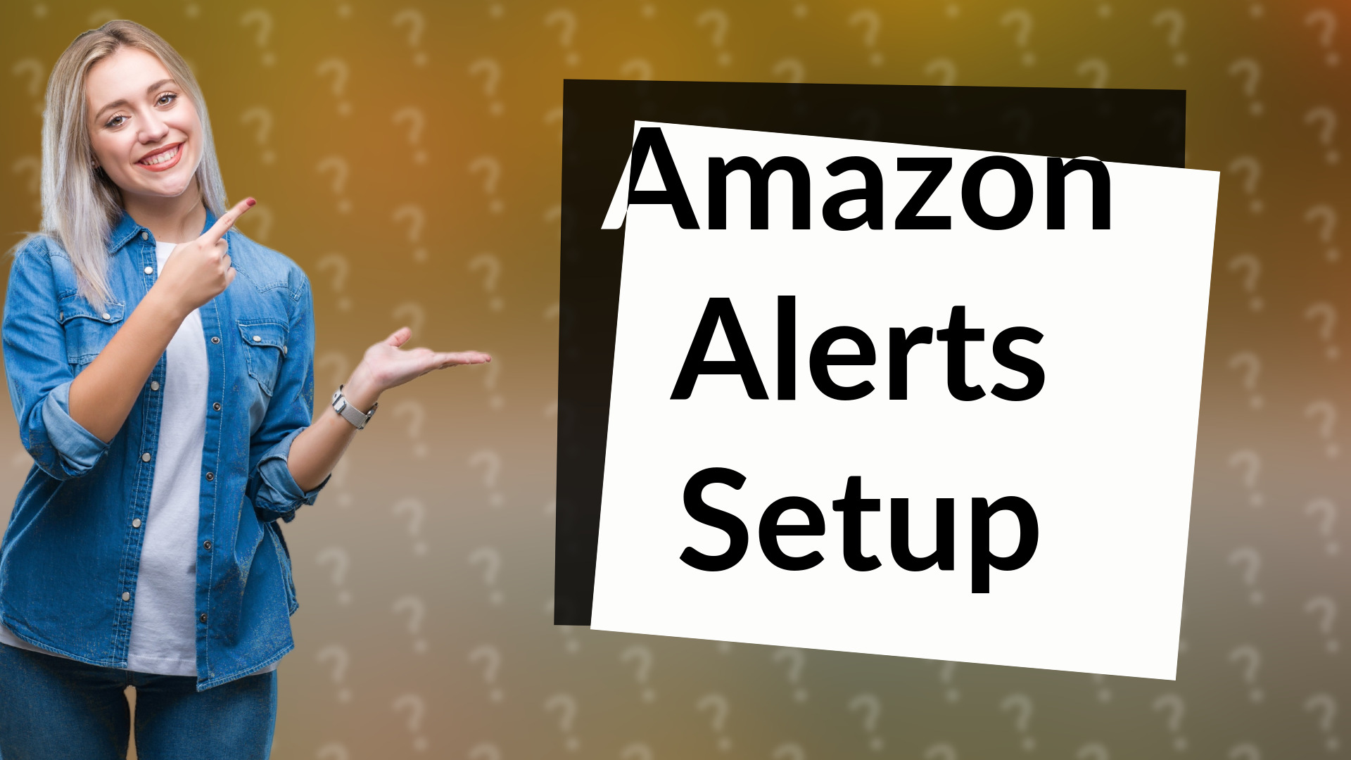 Amazon Alerts Setup