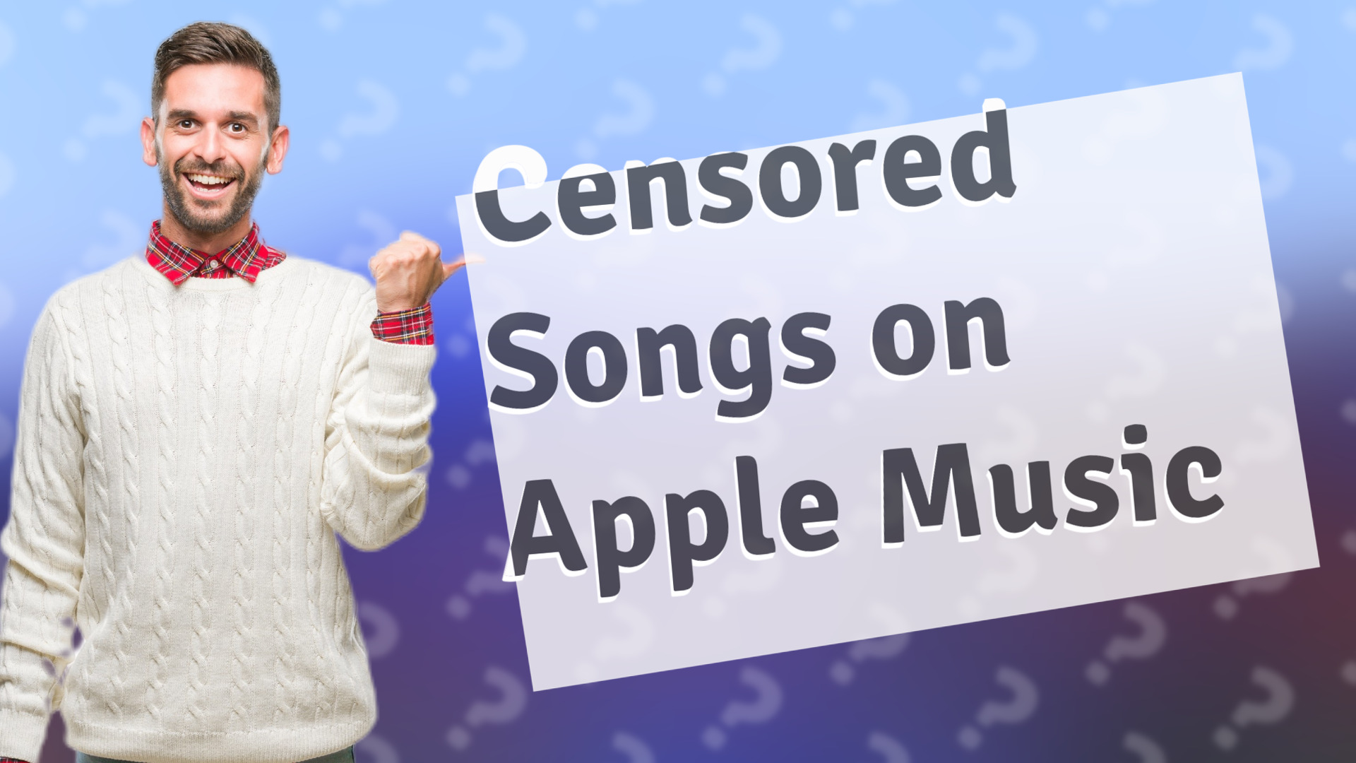 Censored Songs on Apple Music