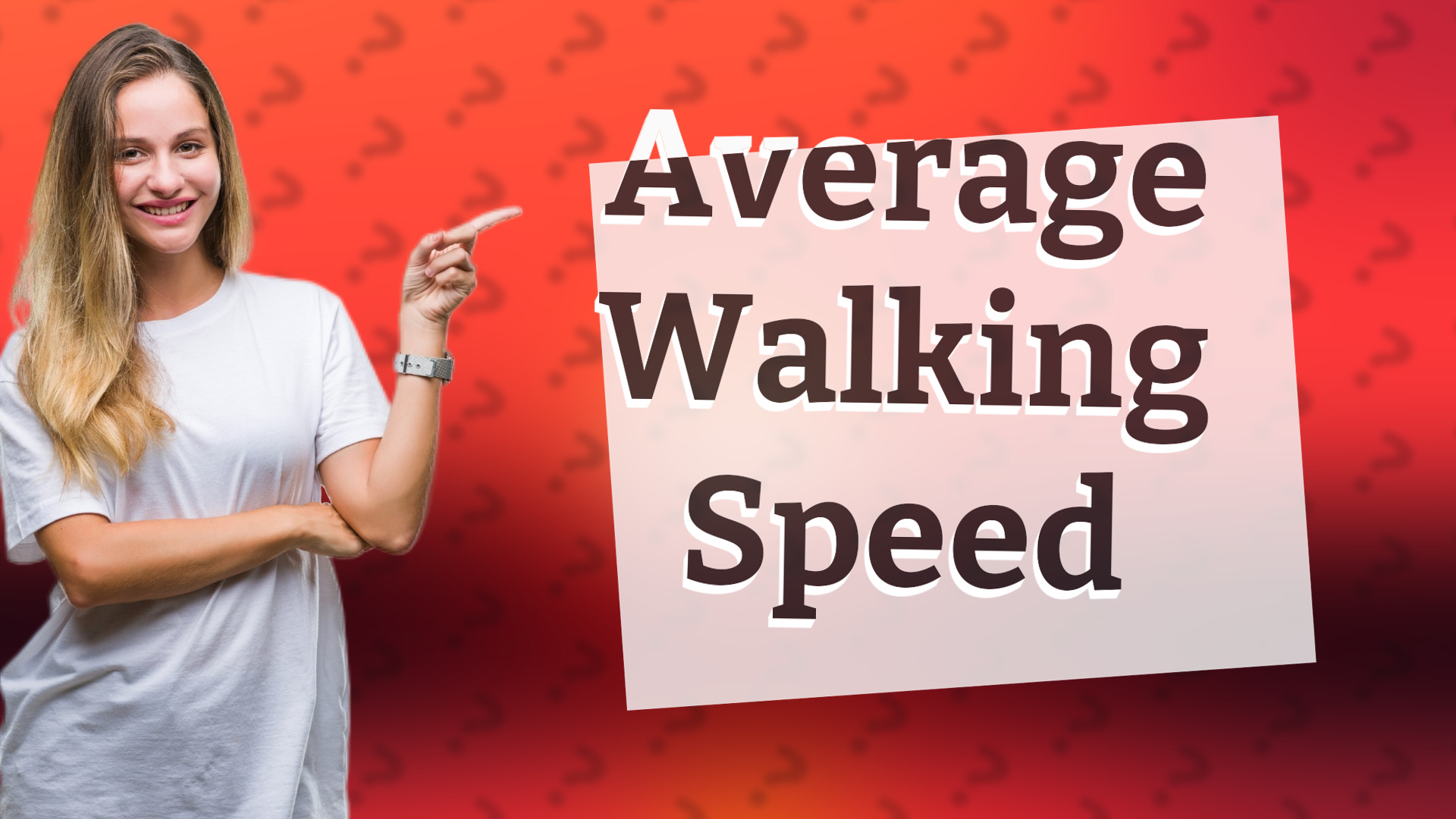 Average Walking Speed