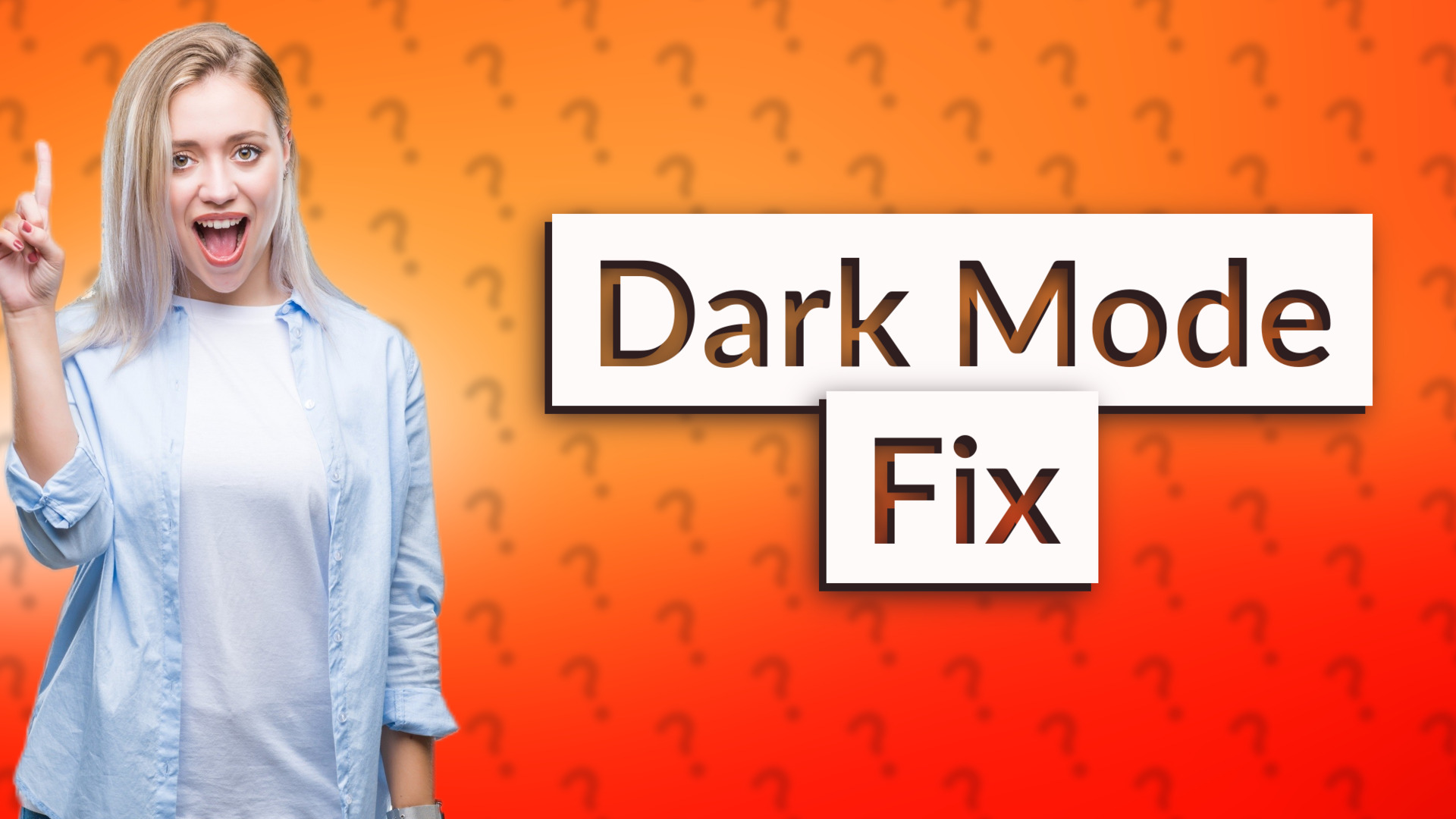 Dark Mode Fix