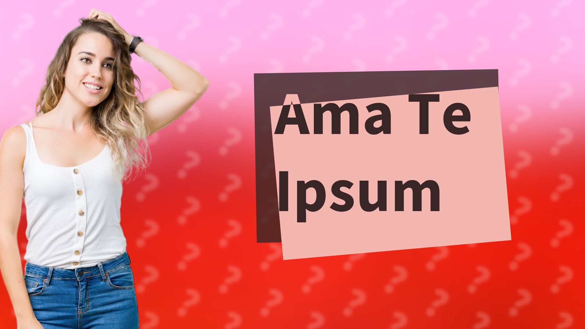 Ama Te Ipsum