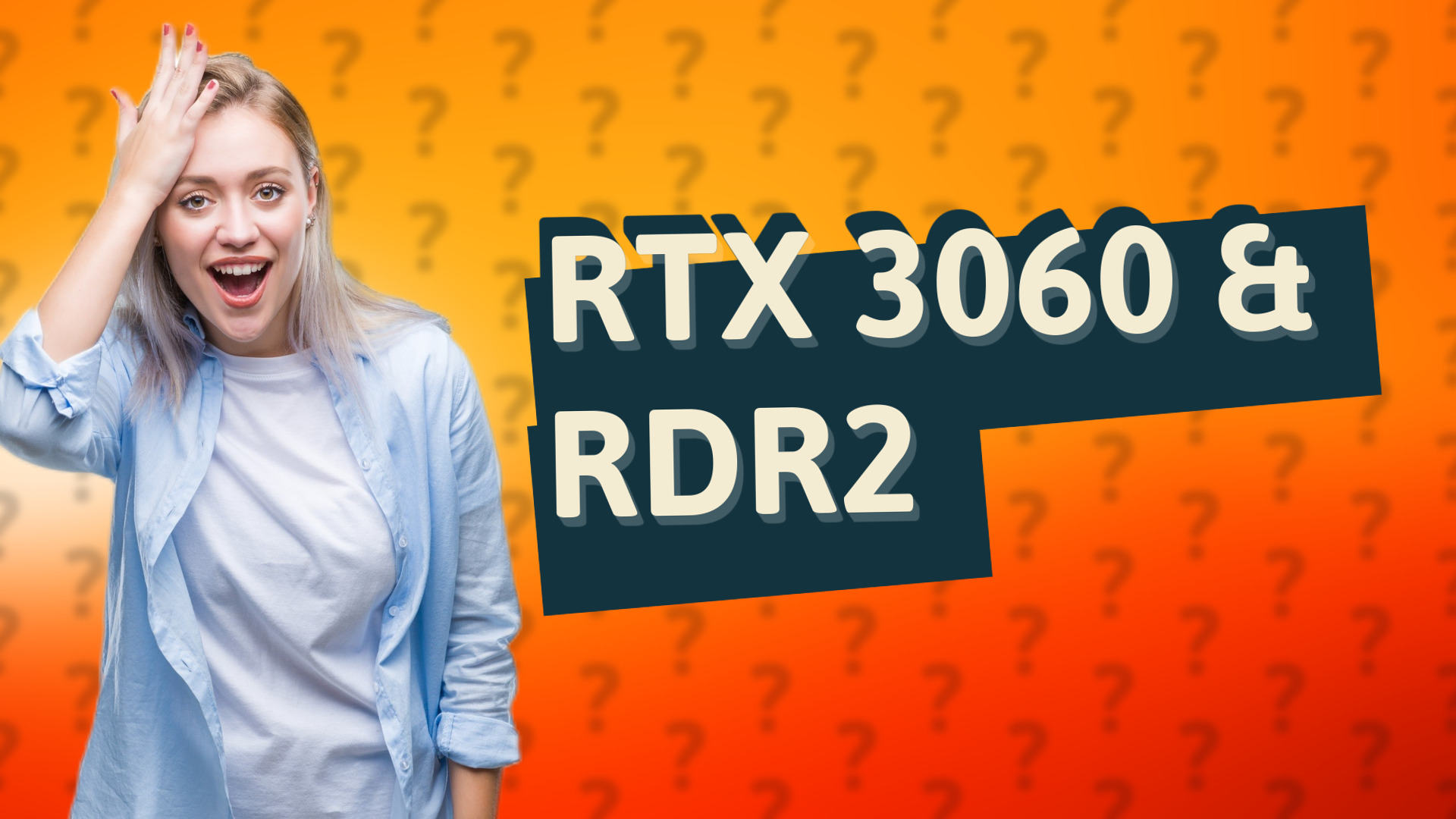 RTX 3060 & RDR2
