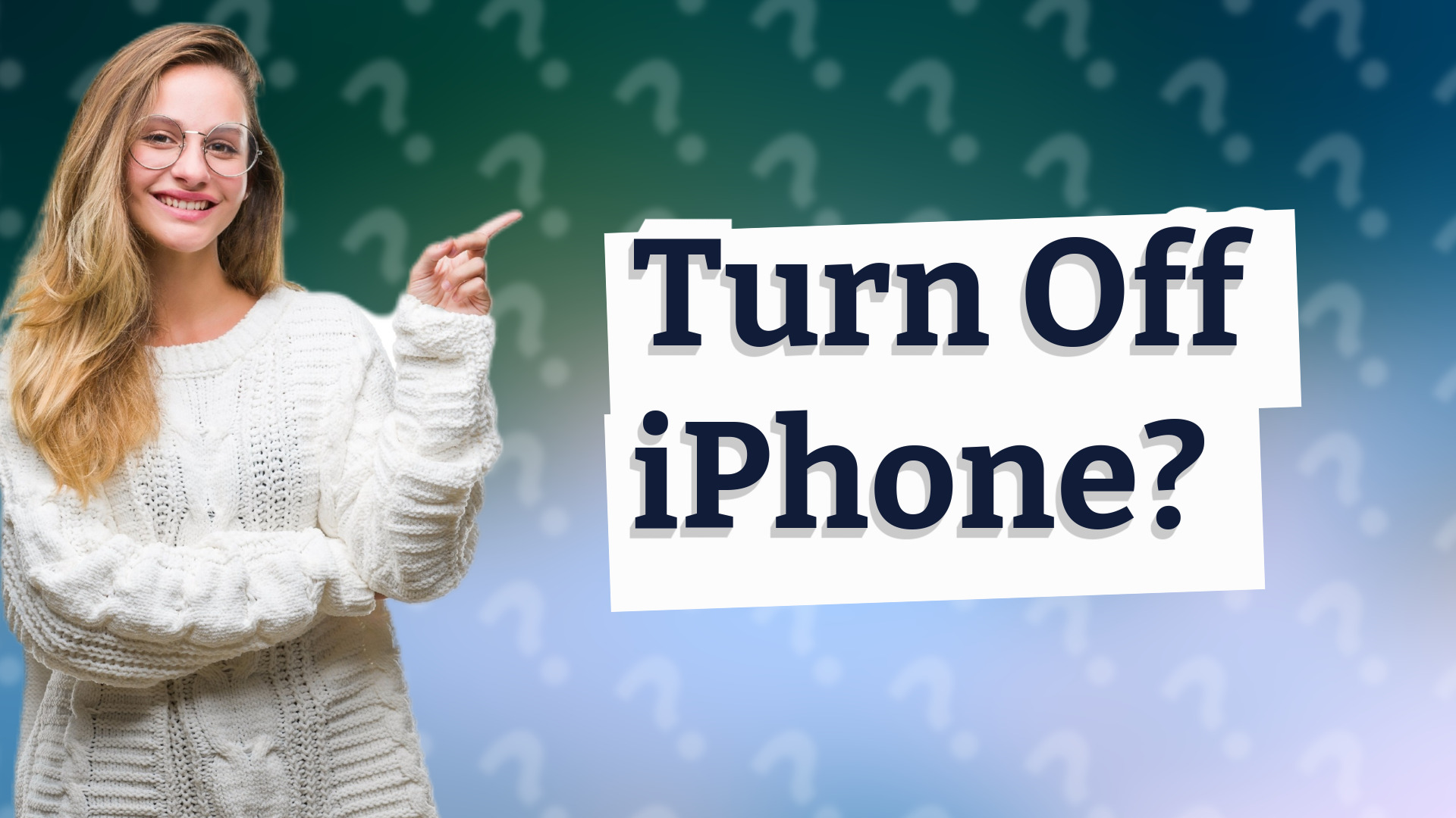 Turn Off iPhone?