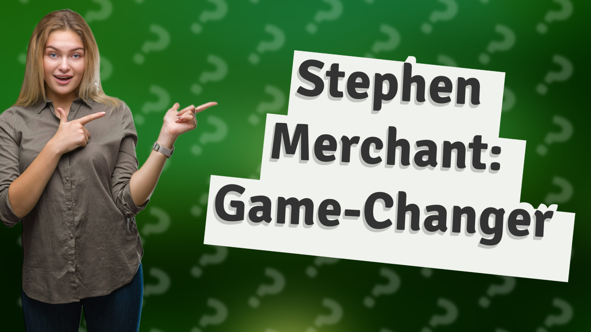 Stephen Merchant: Game-Changer