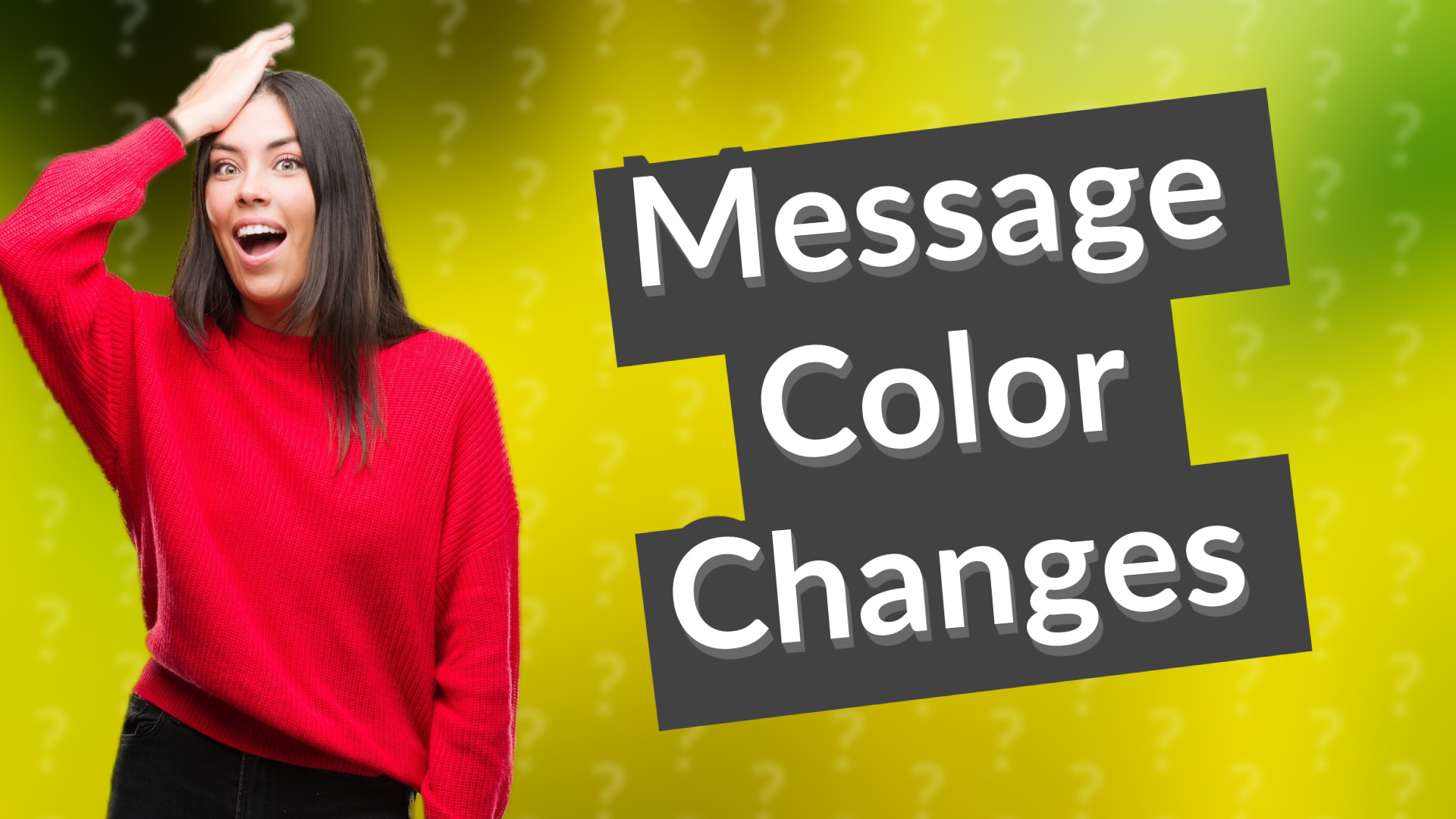 Message Color Changes