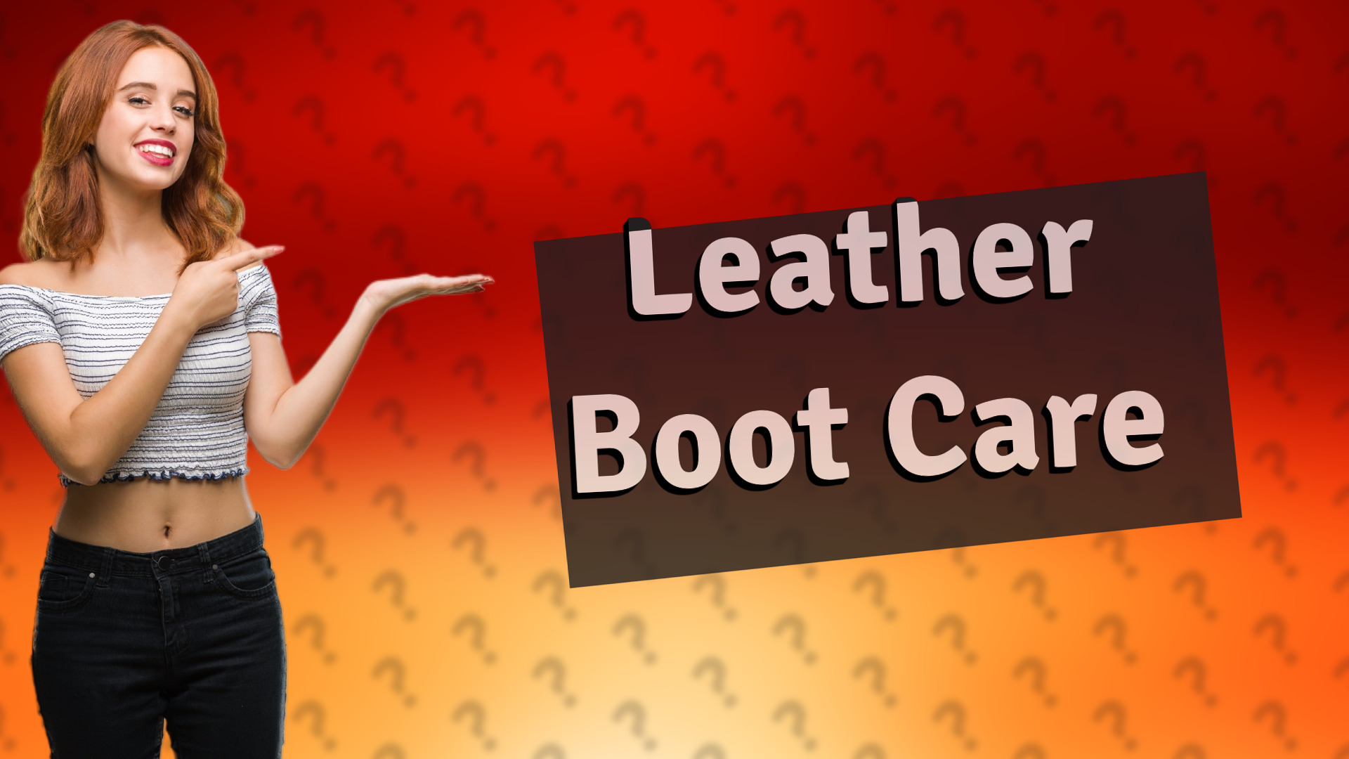 Leather Boot Care