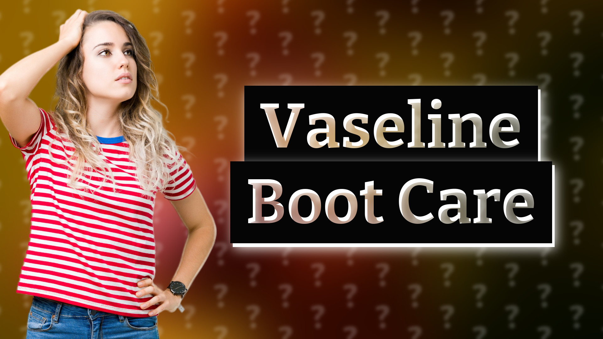 Vaseline Boot Care