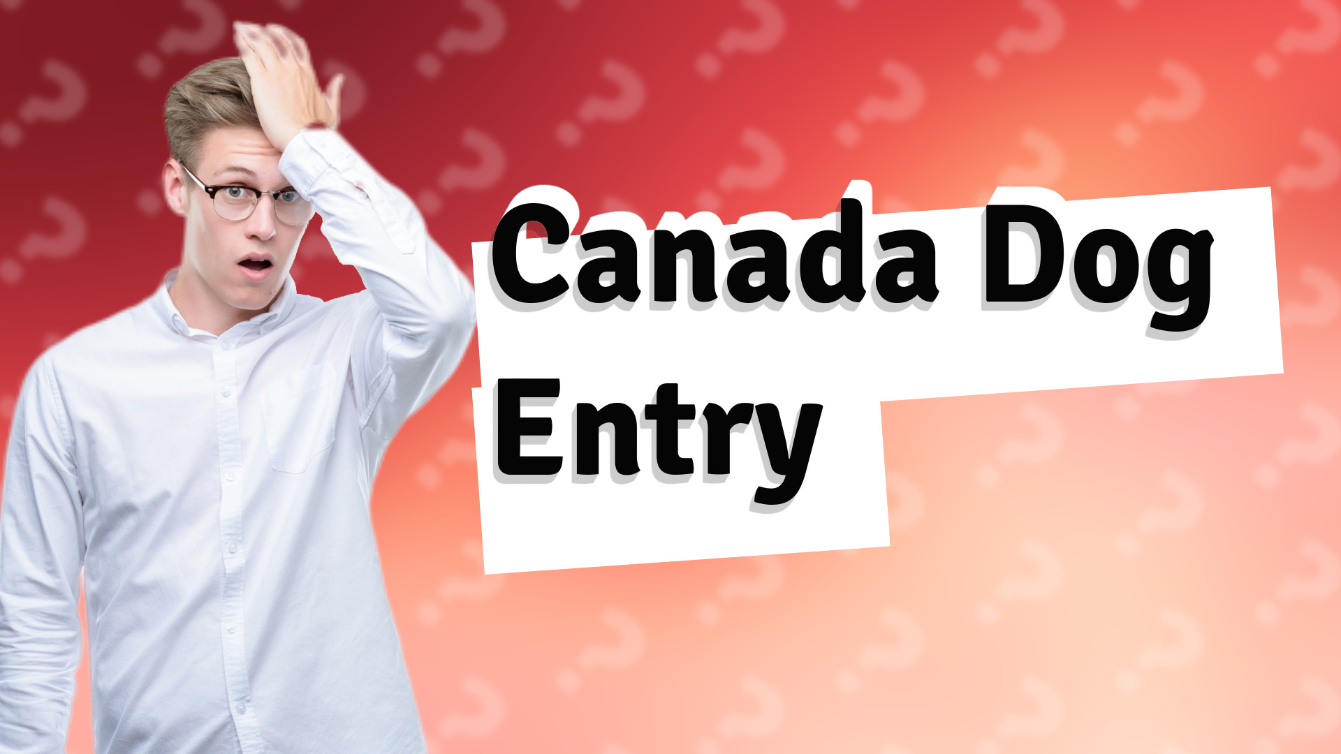 Canada Dog Entry