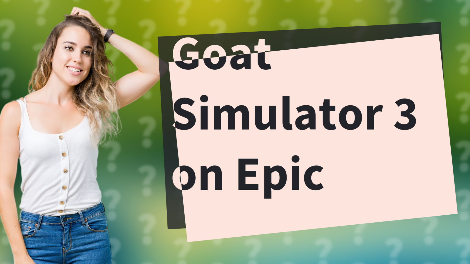 Goat Simulator 3 on Epic