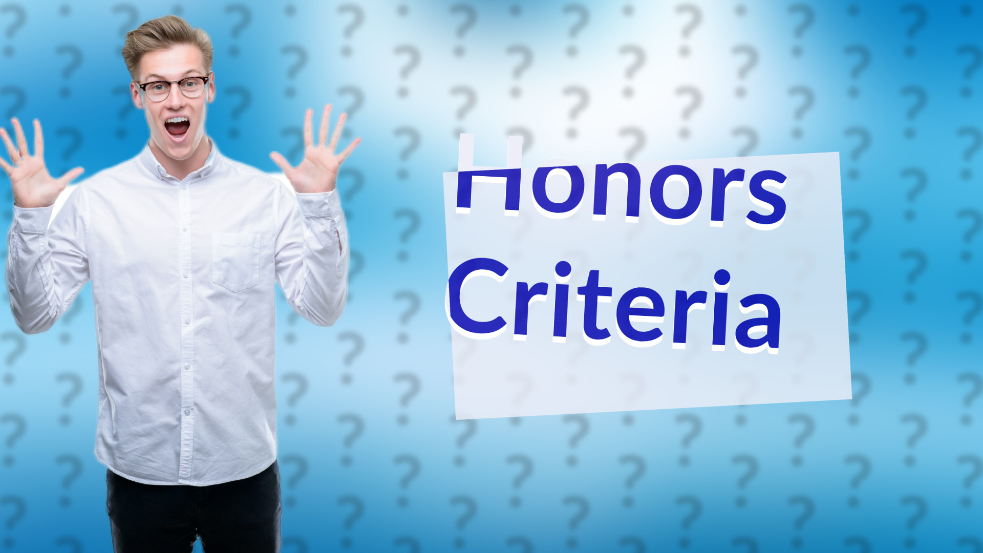 Honors Criteria