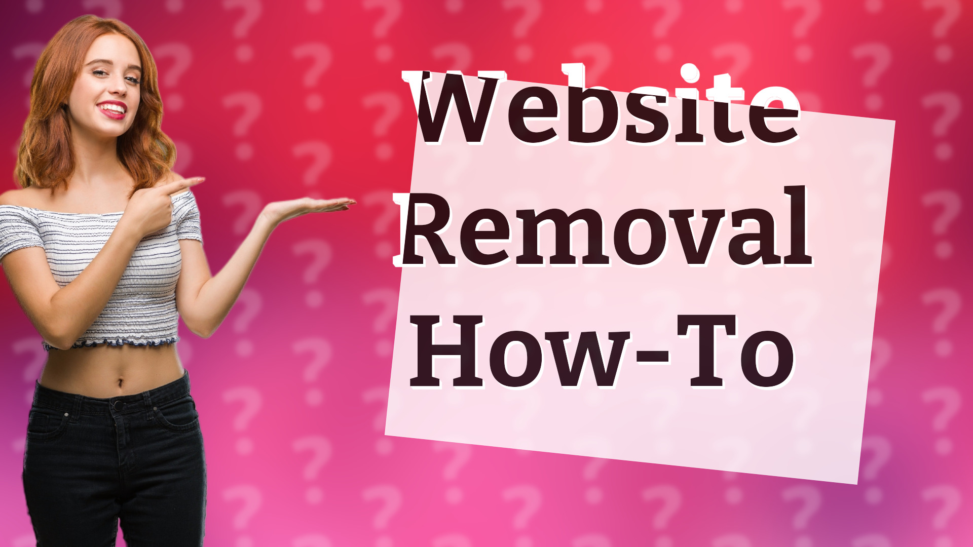 Website Removal How-To