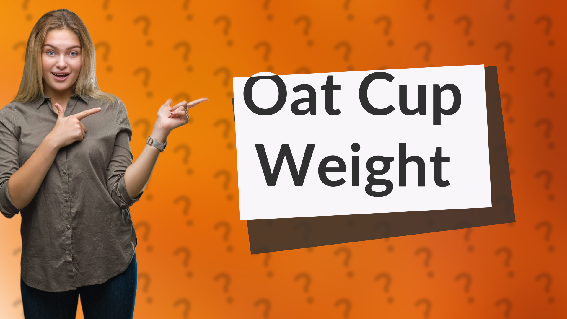 Oat Cup Weight