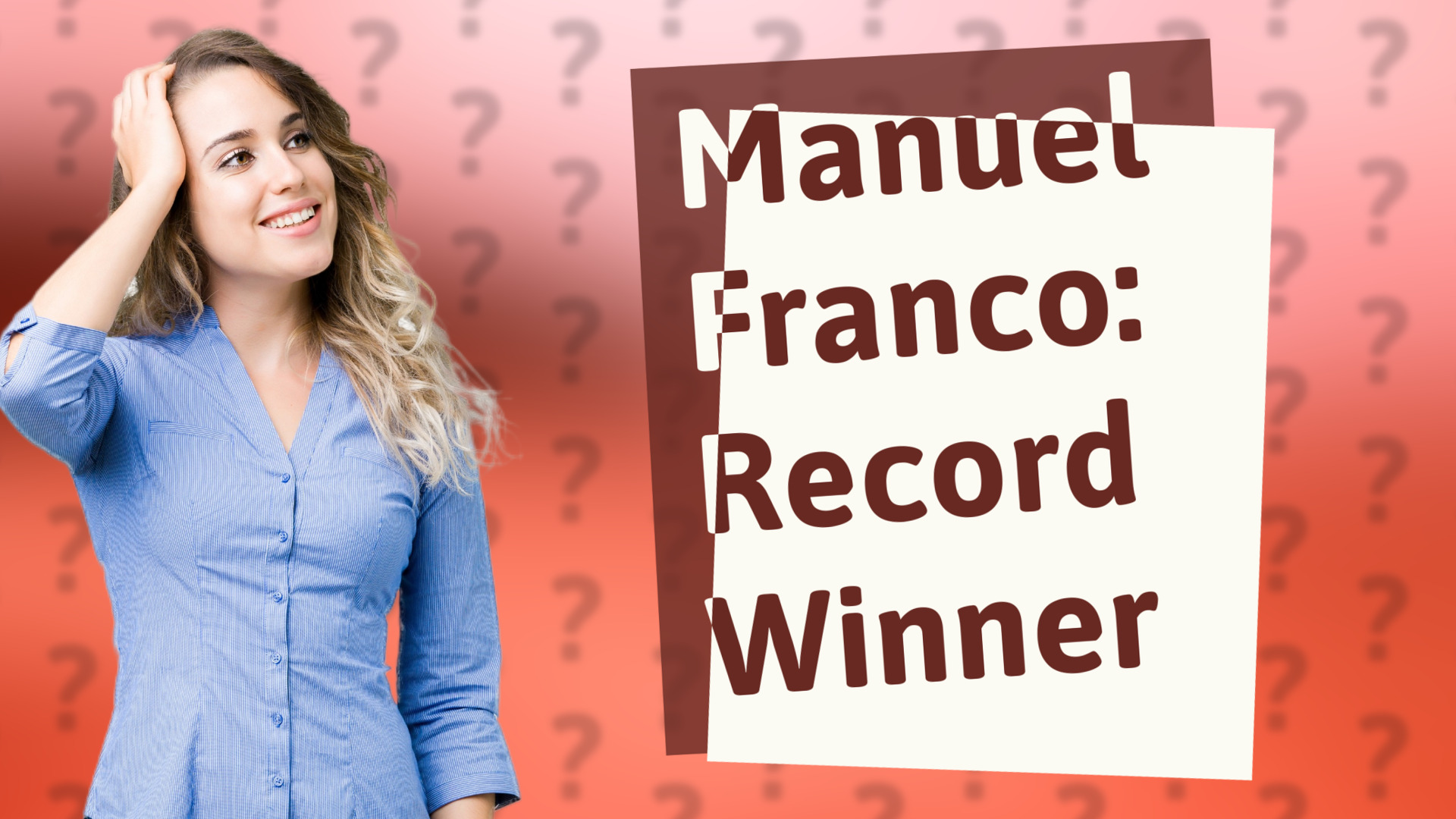 Manuel Franco: Record Winner