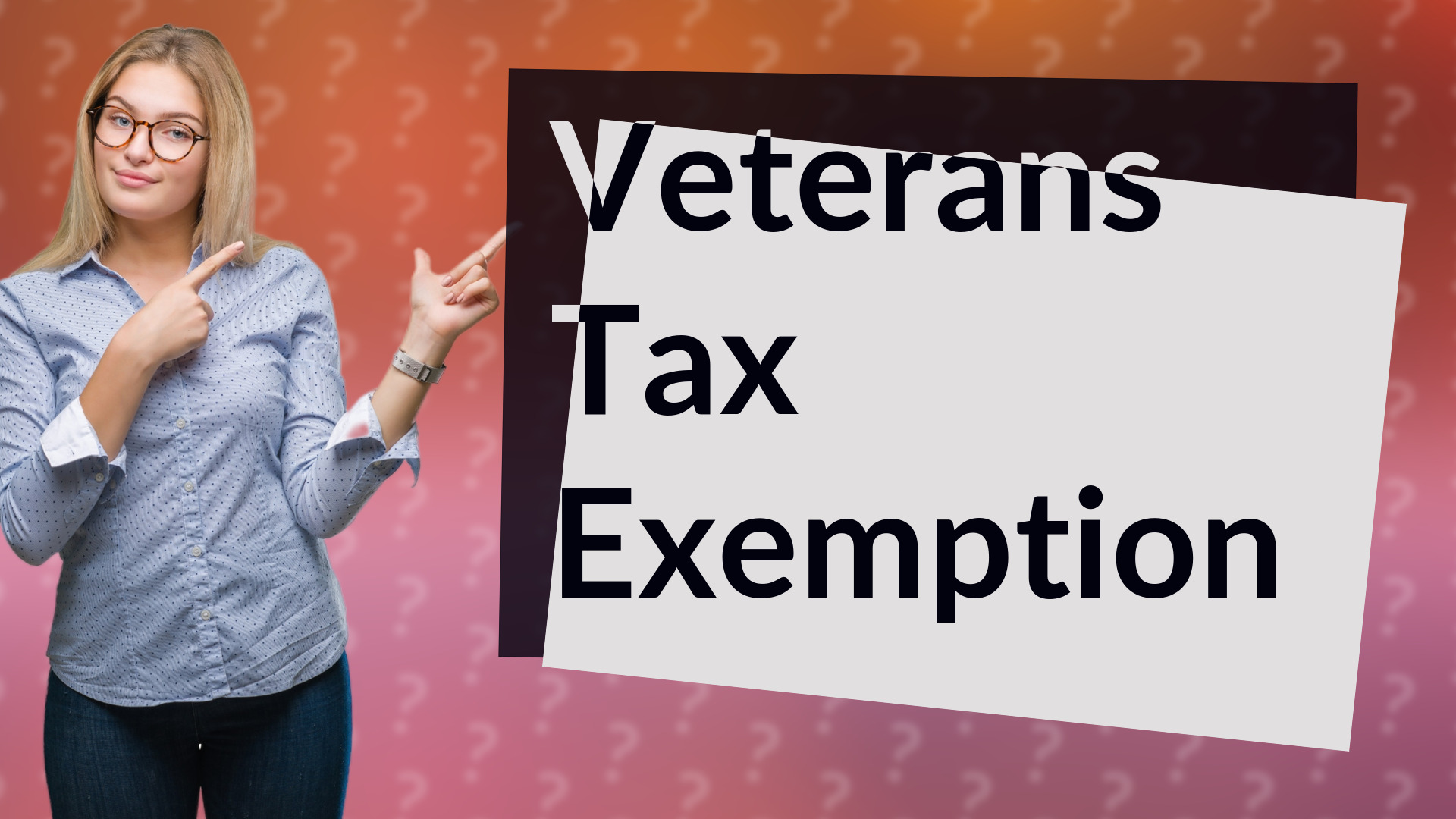 Veterans Tax Exemption