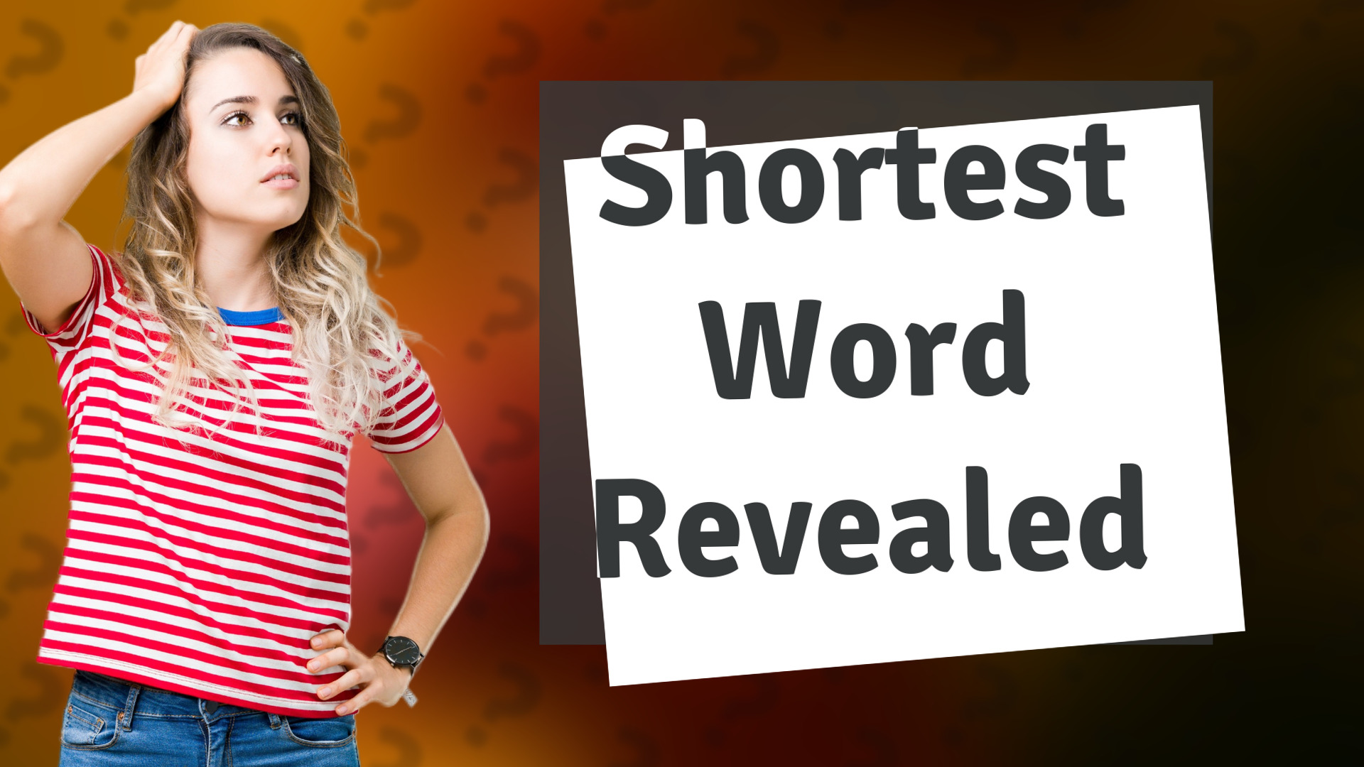 Shortest Word Revealed