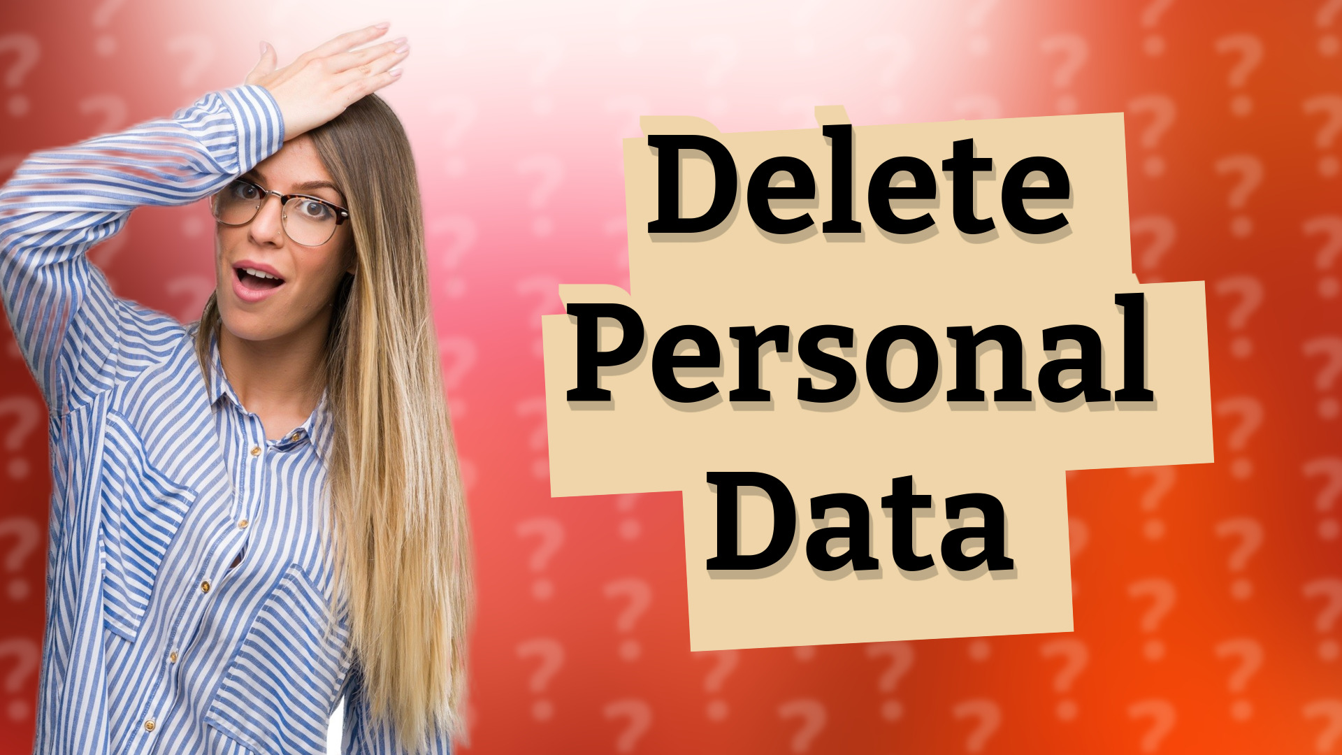 Delete Personal Data