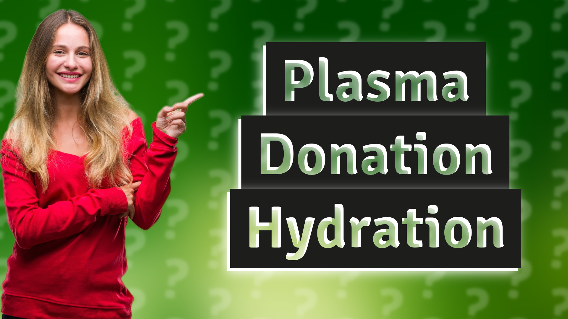 Plasma Donation Hydration