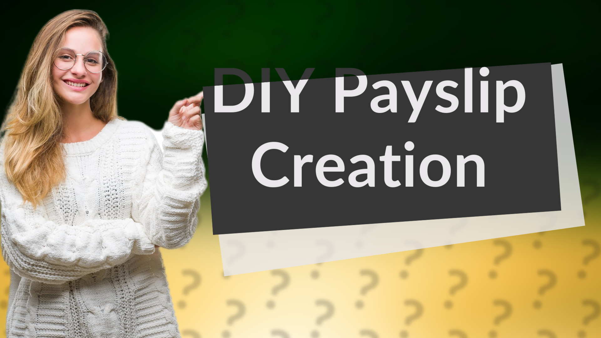 DIY Payslip Creation