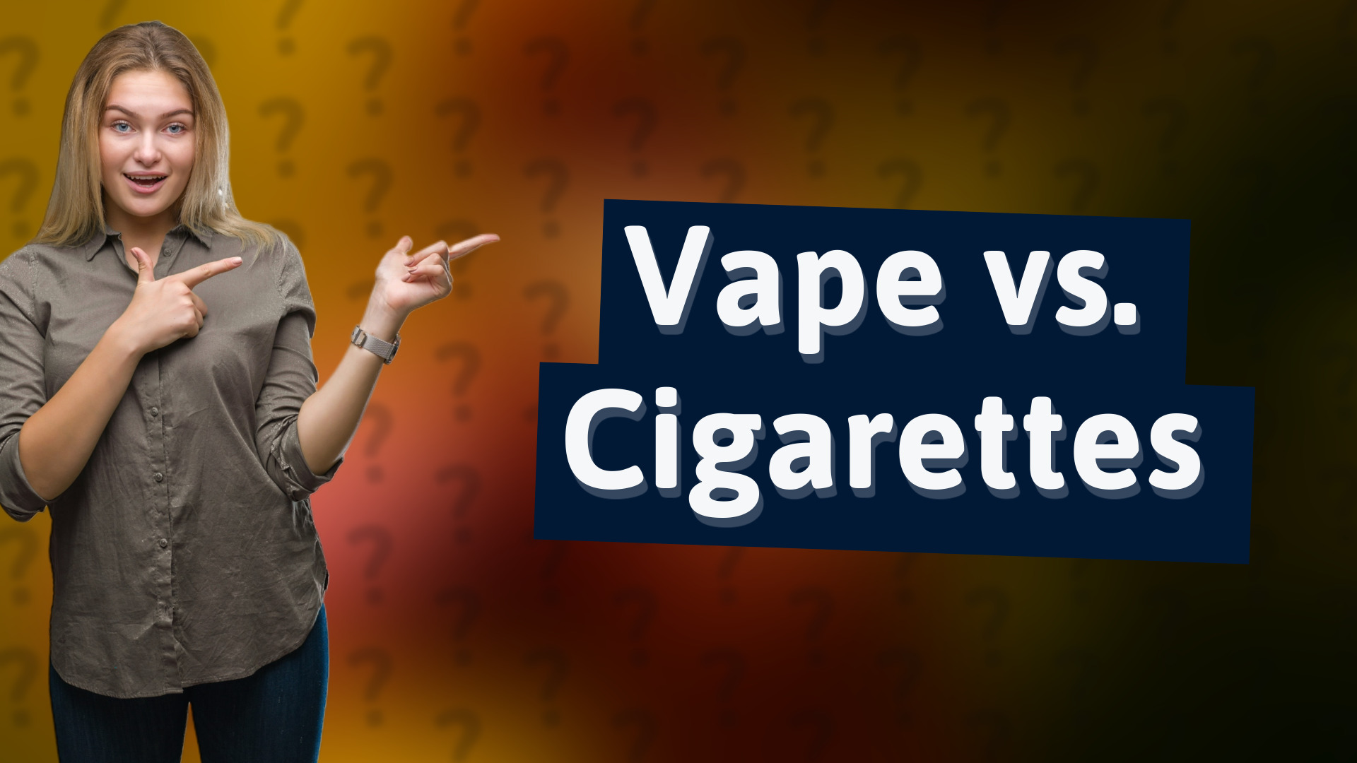 Vape vs. Cigarettes