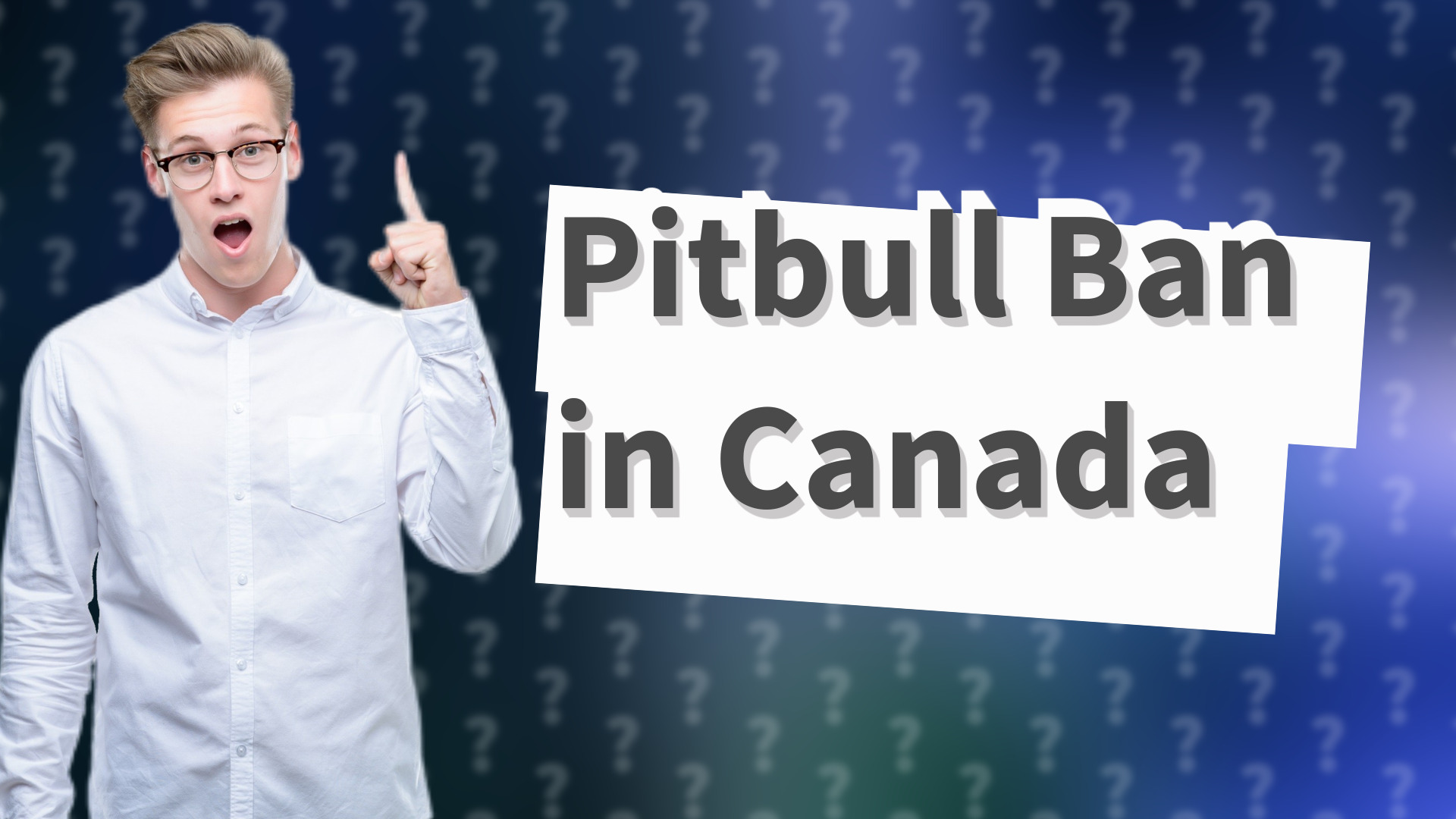 Pitbull Ban in Canada