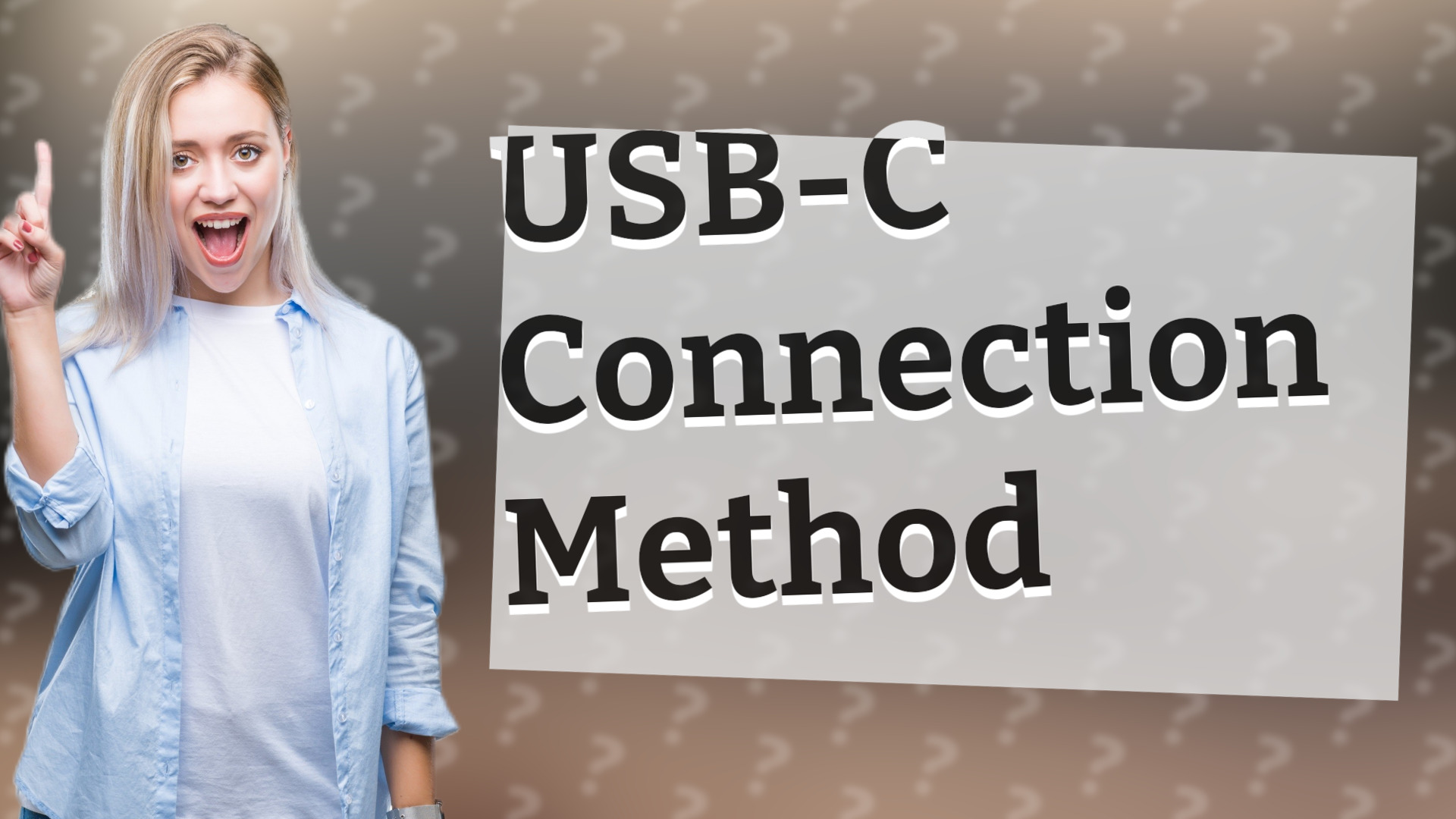 USB-C Connection Method