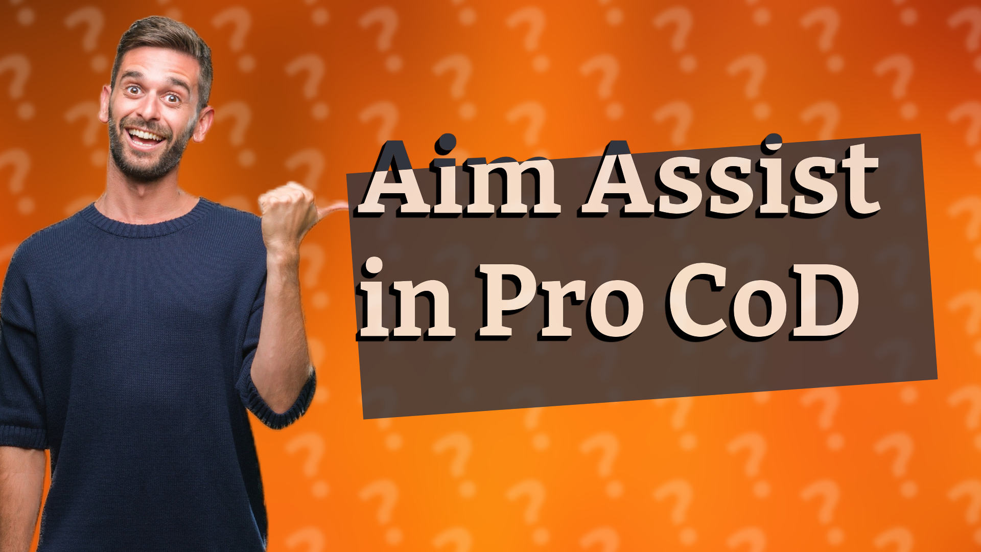 Aim Assist in Pro CoD