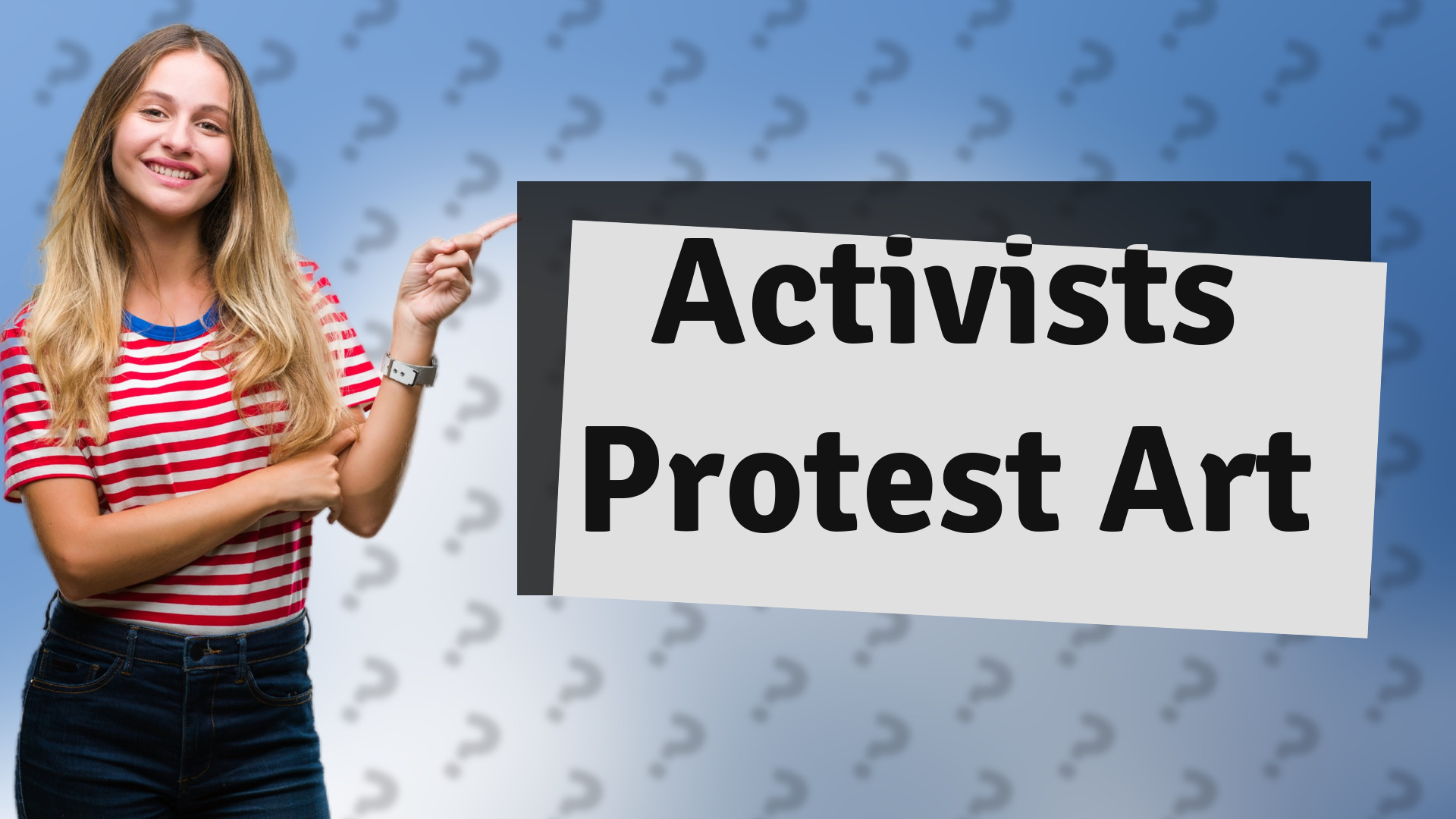 Activists Protest Art