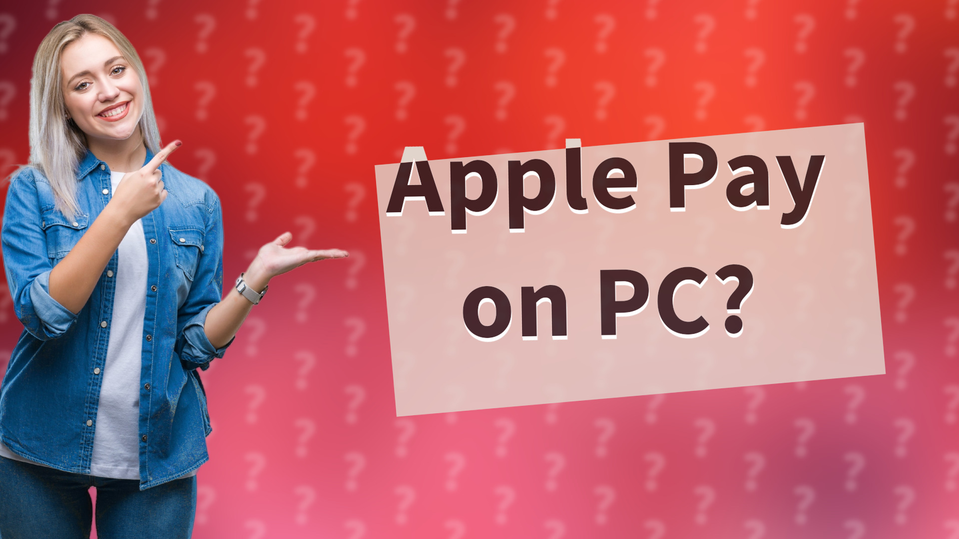 Apple Pay on PC?