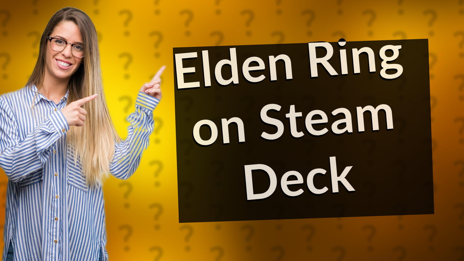 Elden Ring on Steam Deck