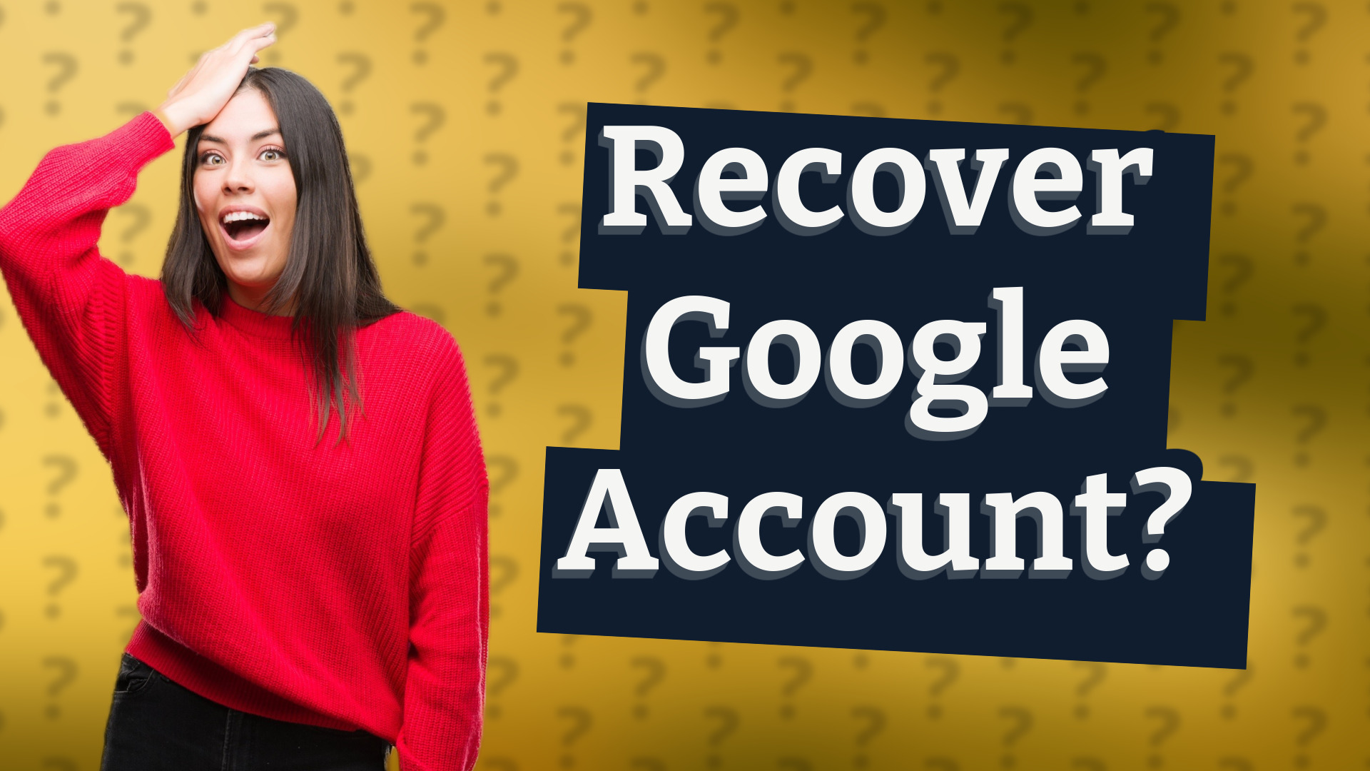 Recover Google Account?