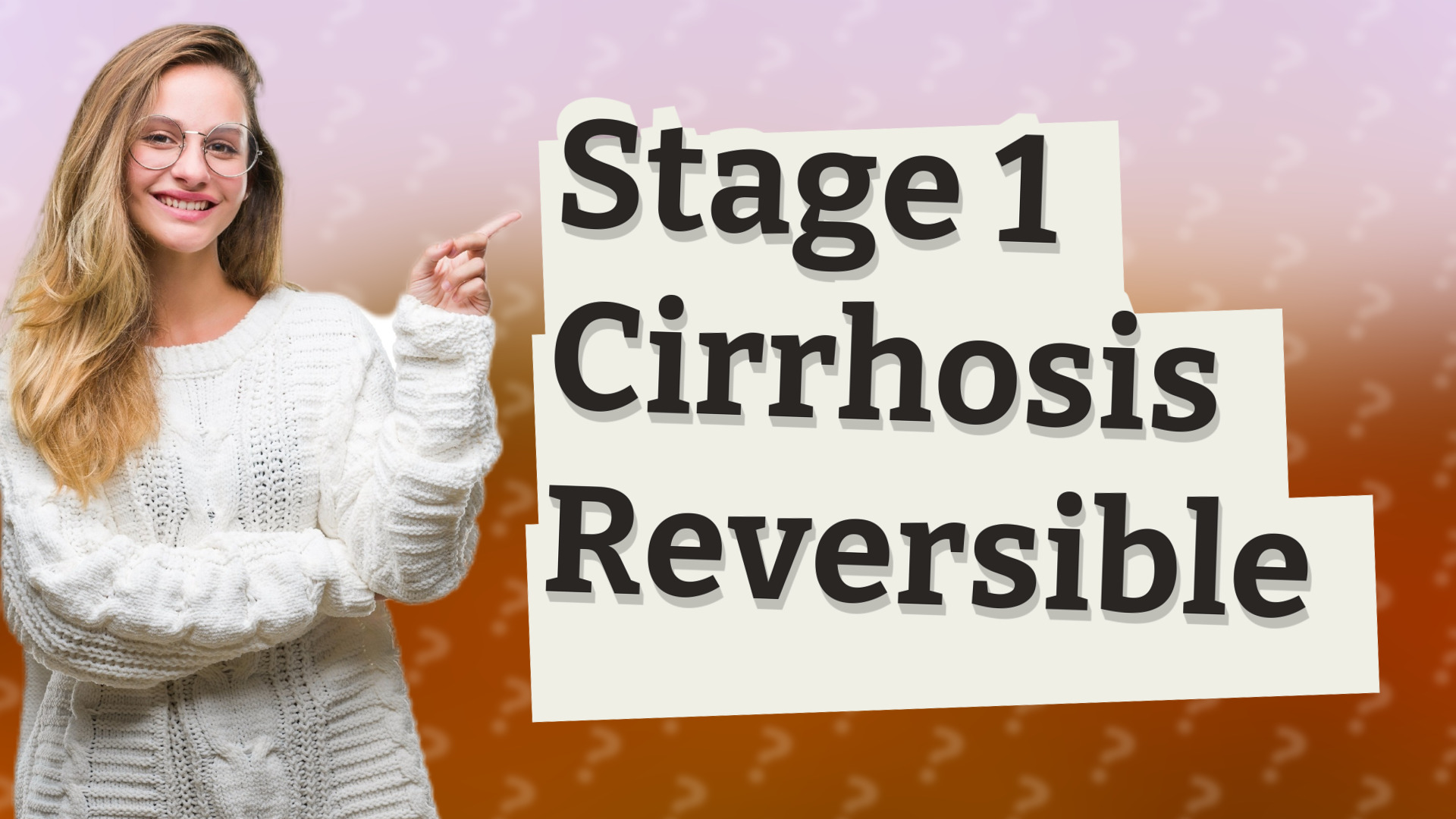 Stage 1 Cirrhosis Reversible