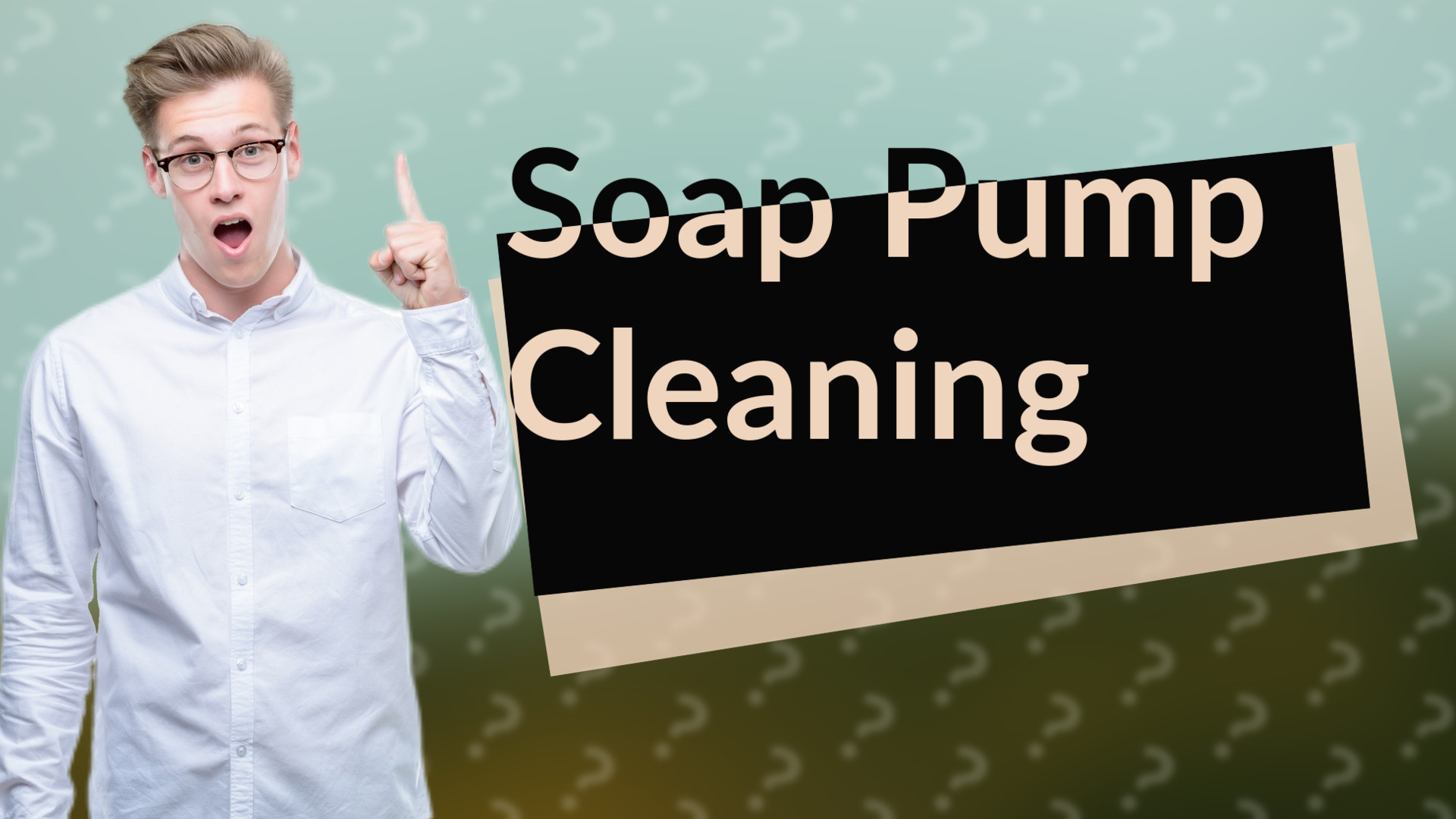Soap Pump Cleaning
