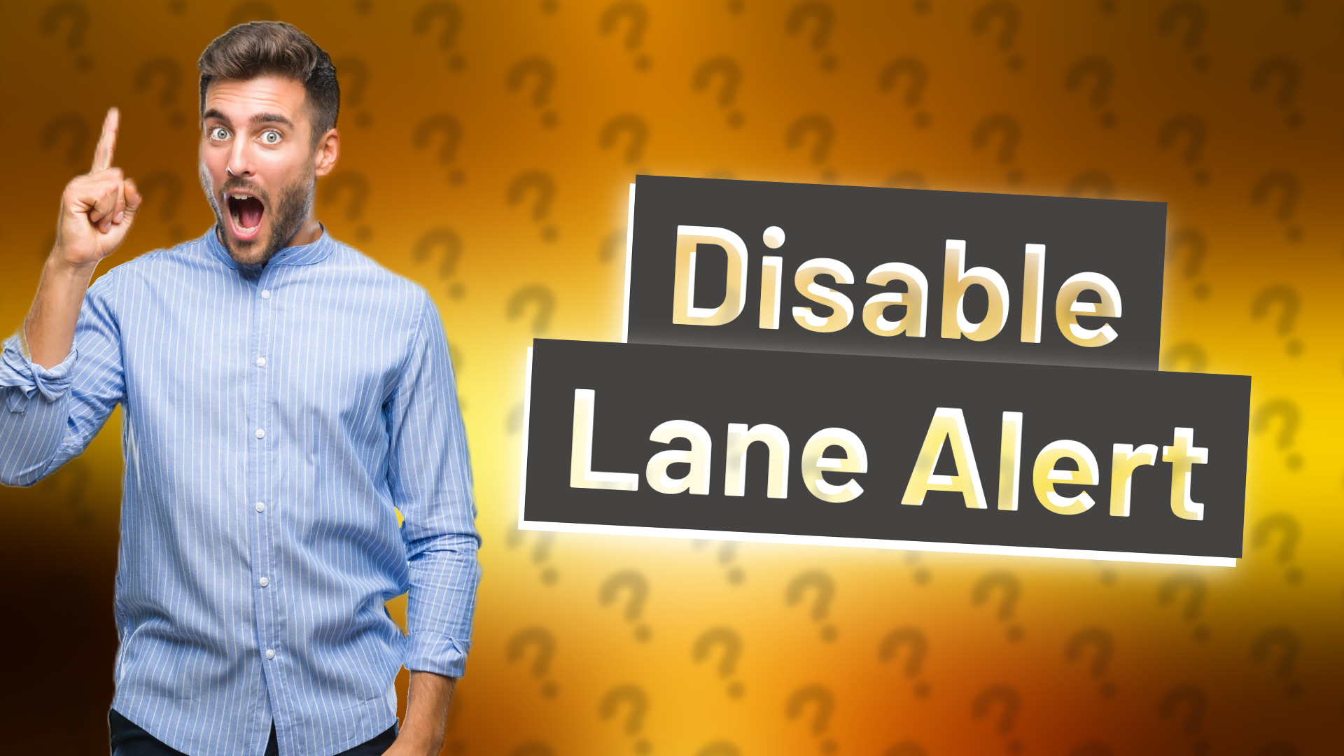 Disable Lane Alert