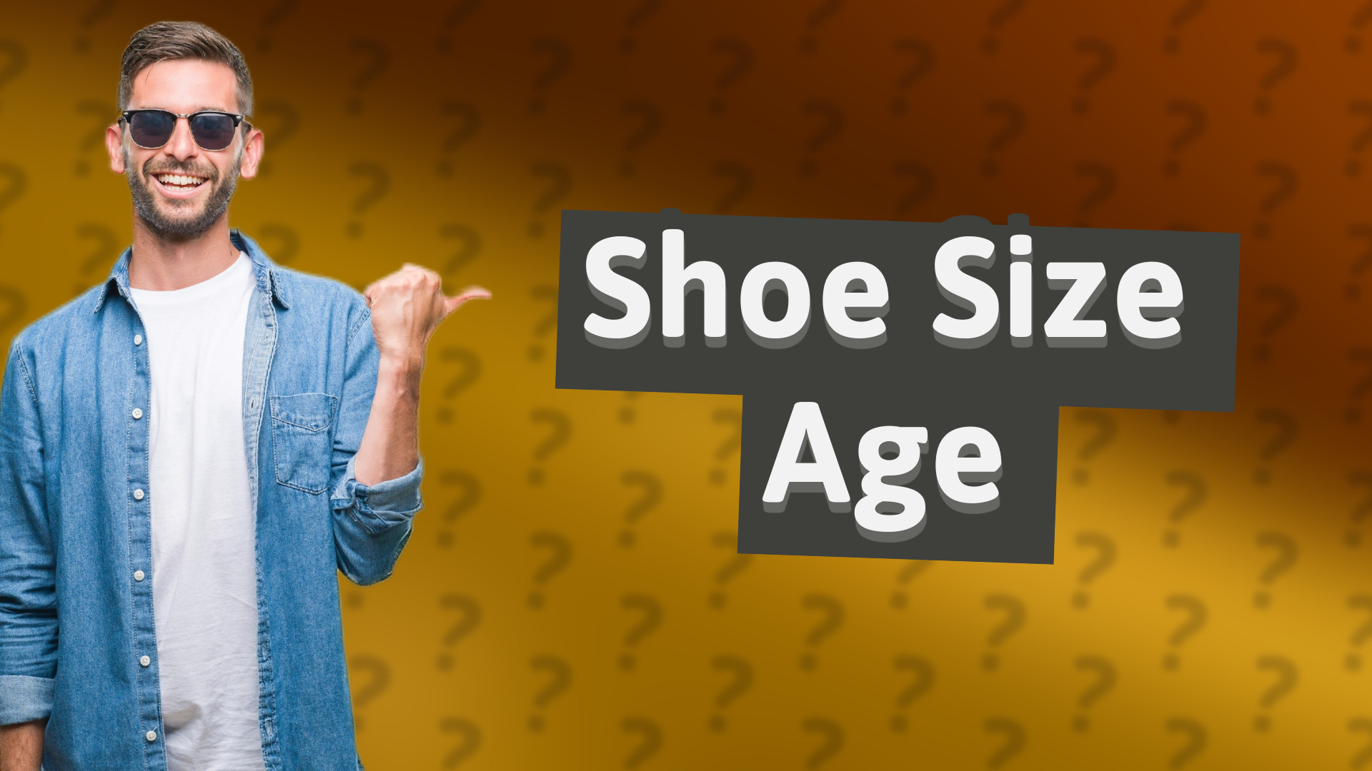 Shoe Size Age