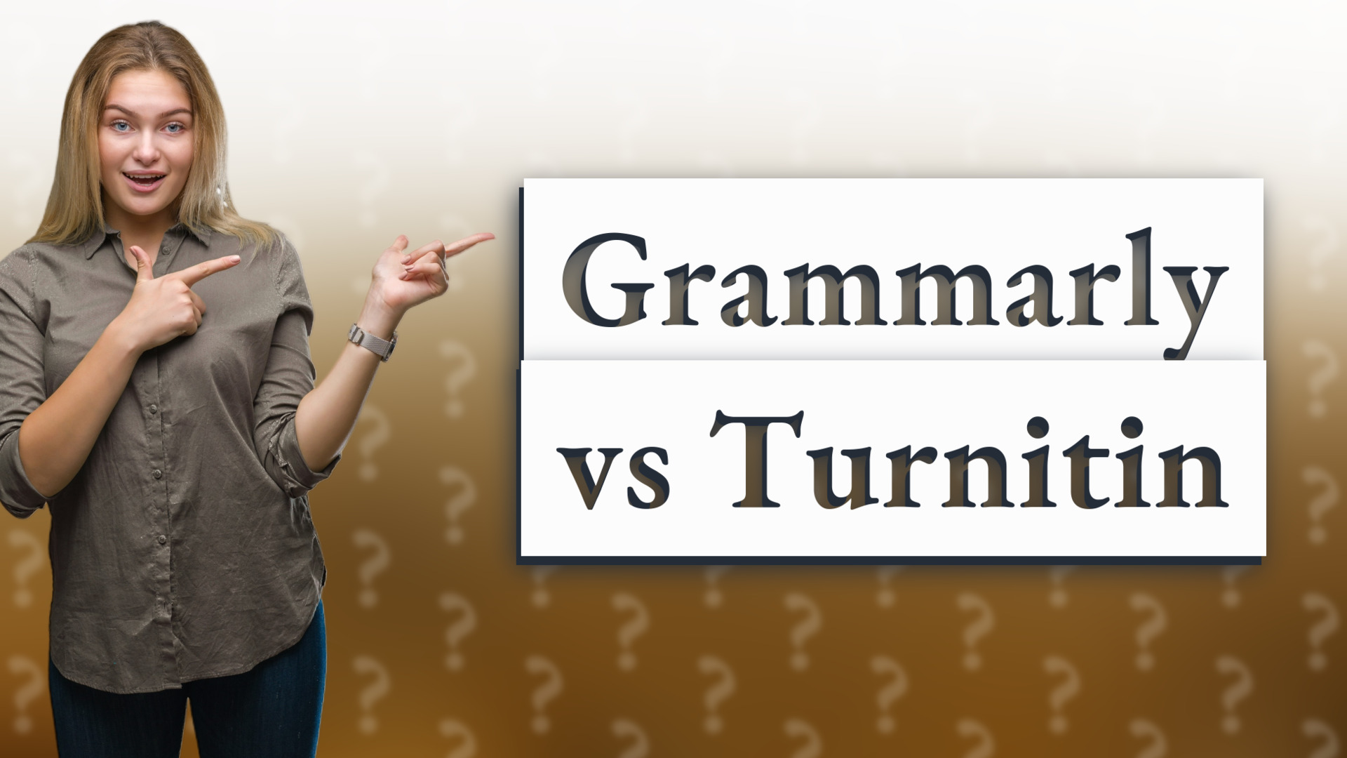Grammarly vs Turnitin
