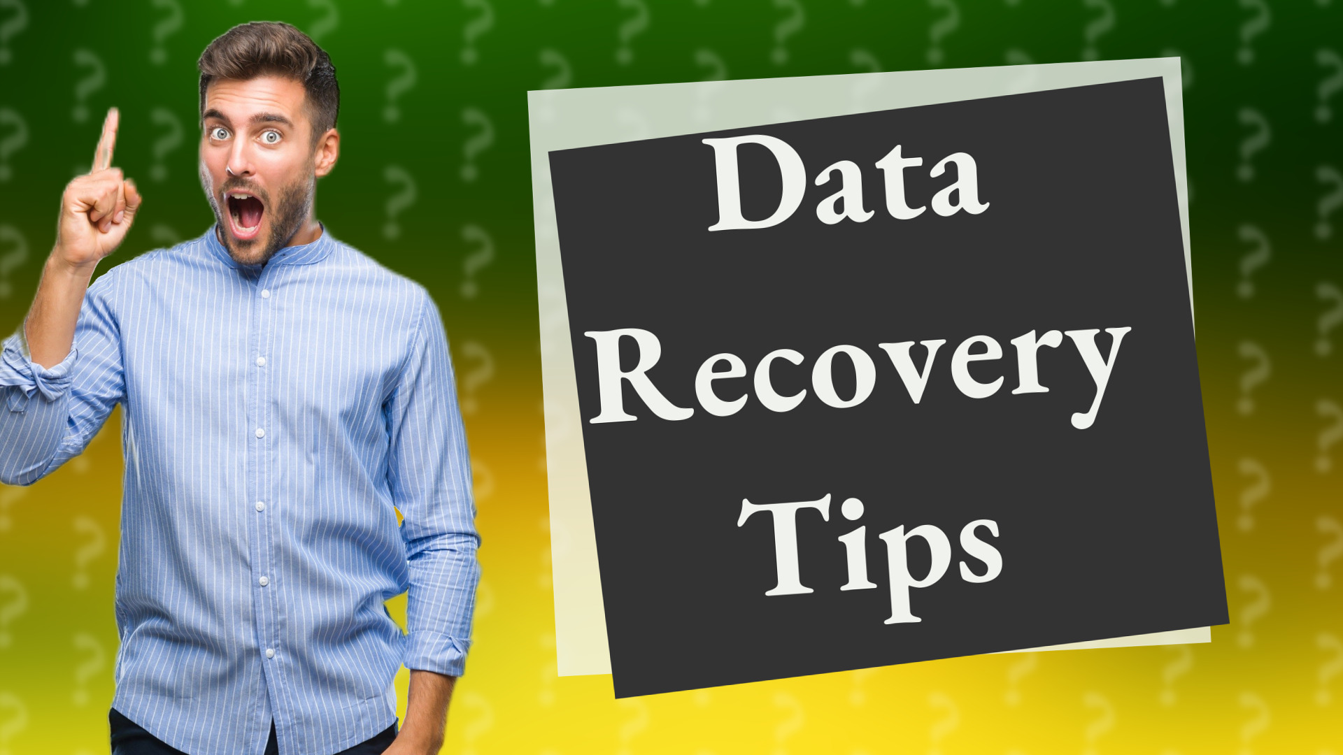 Data Recovery Tips