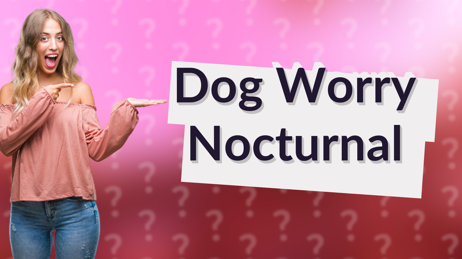 Dog Worry Nocturnal