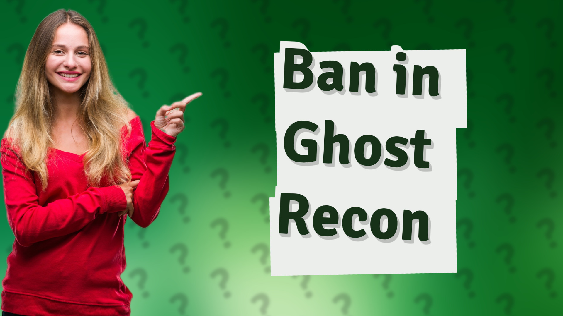 Ban in Ghost Recon