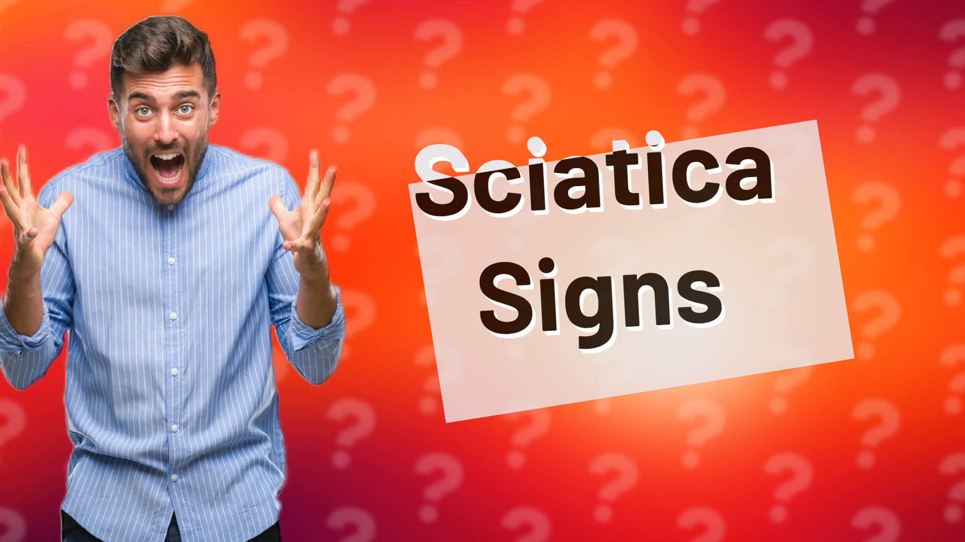 Sciatica Signs
