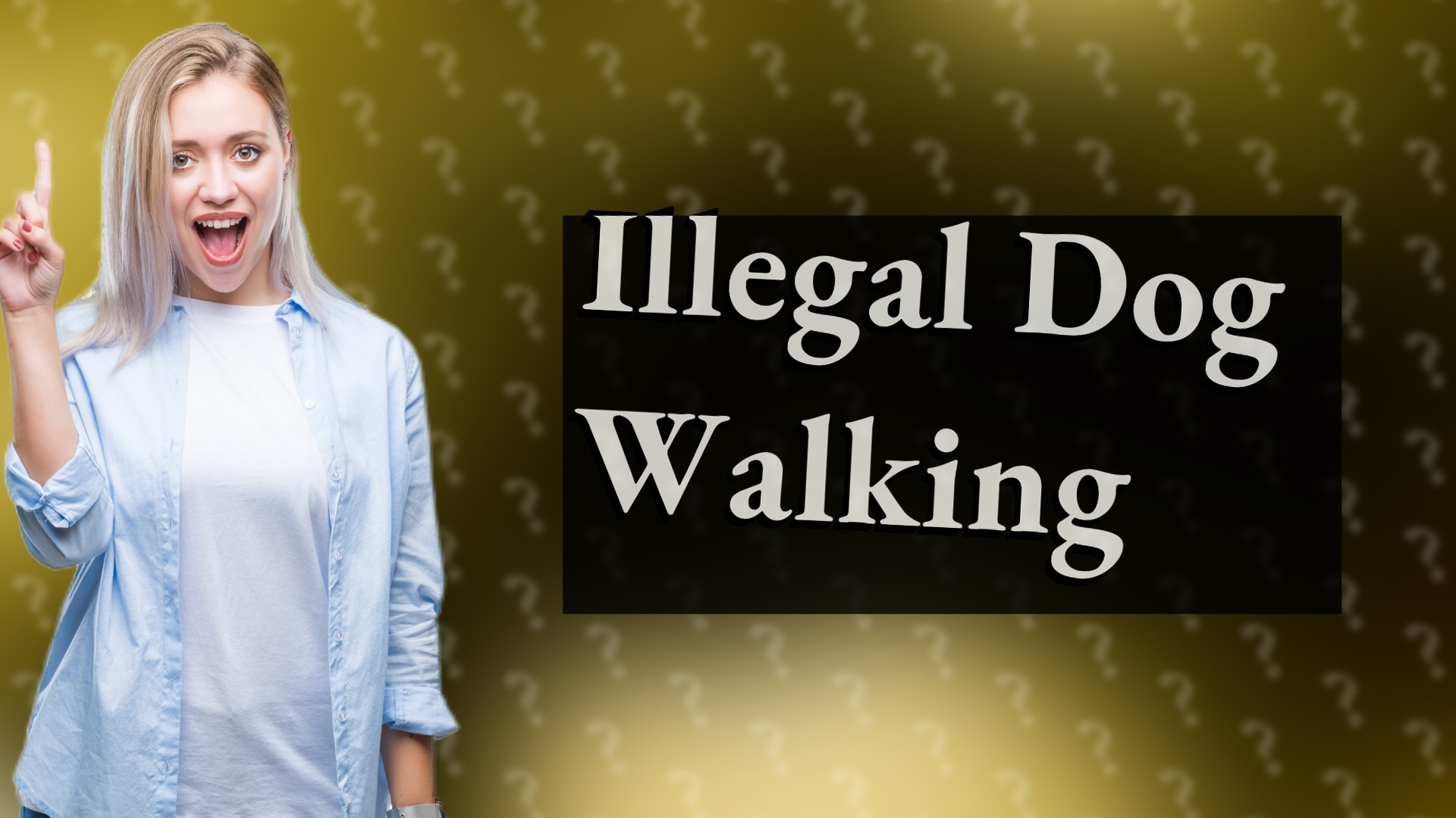Illegal Dog Walking