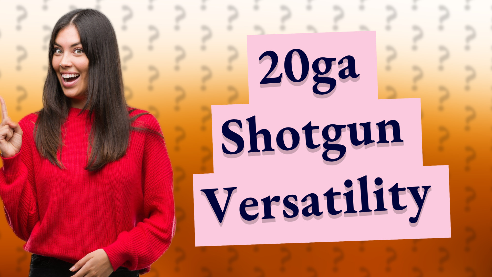 20ga Shotgun Versatility