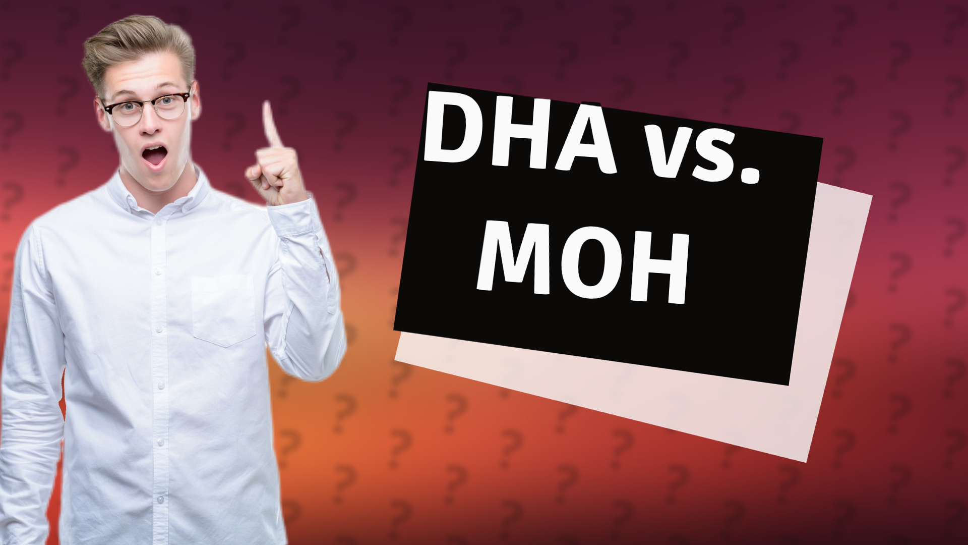 DHA vs. MOH