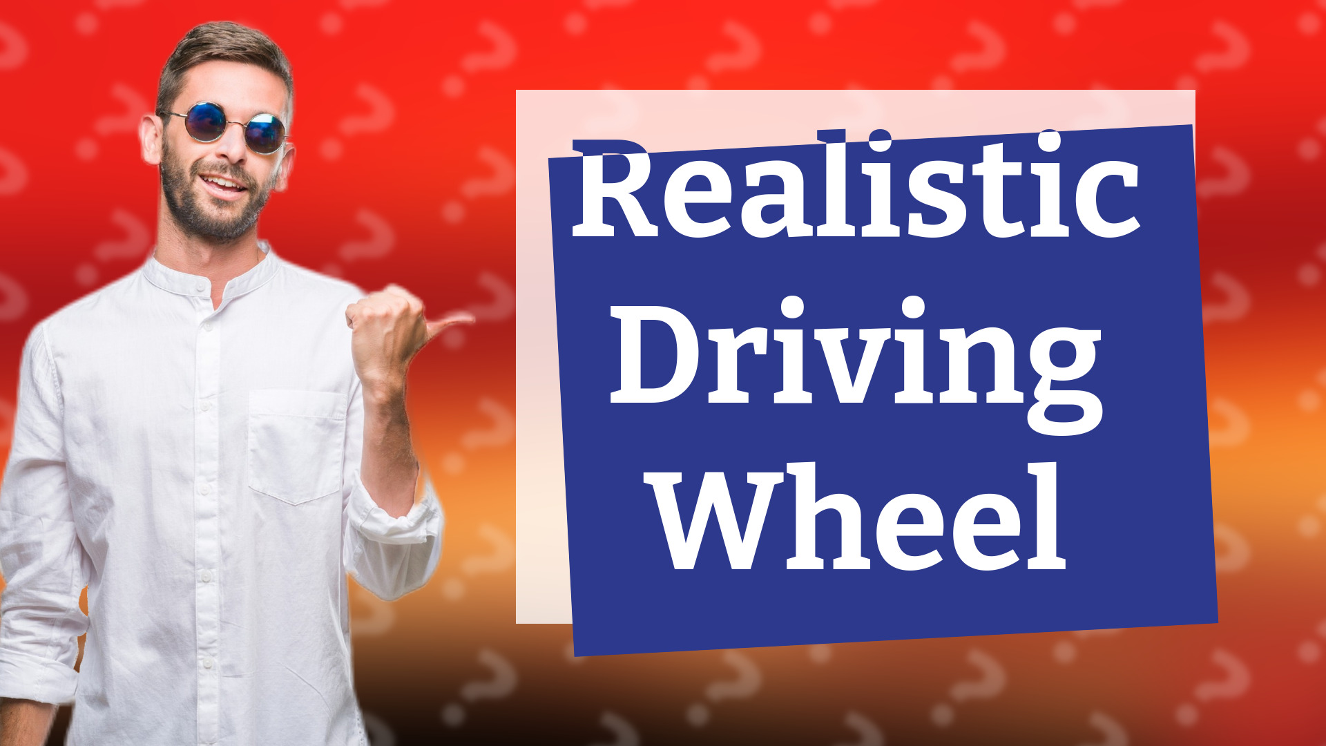 Realistic Driving Wheel