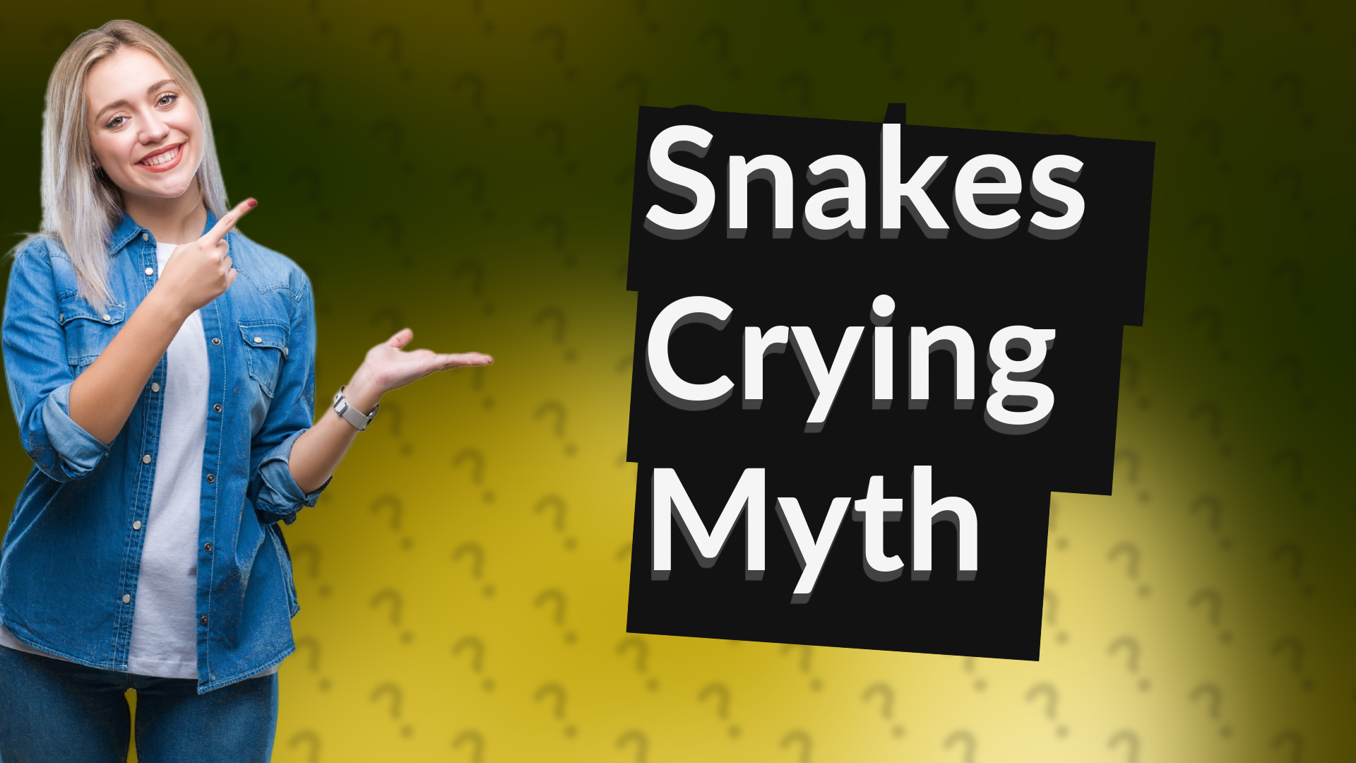 Snakes Crying Myth