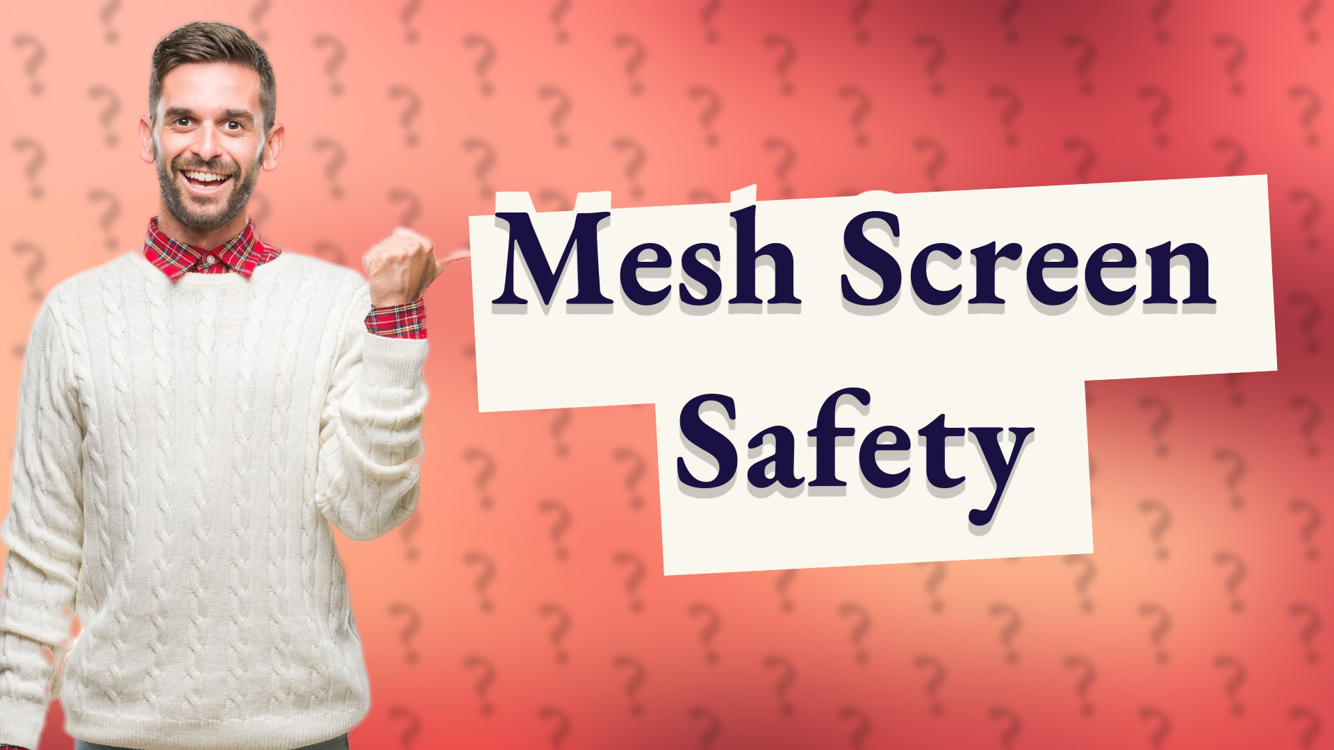 Mesh Screen Safety